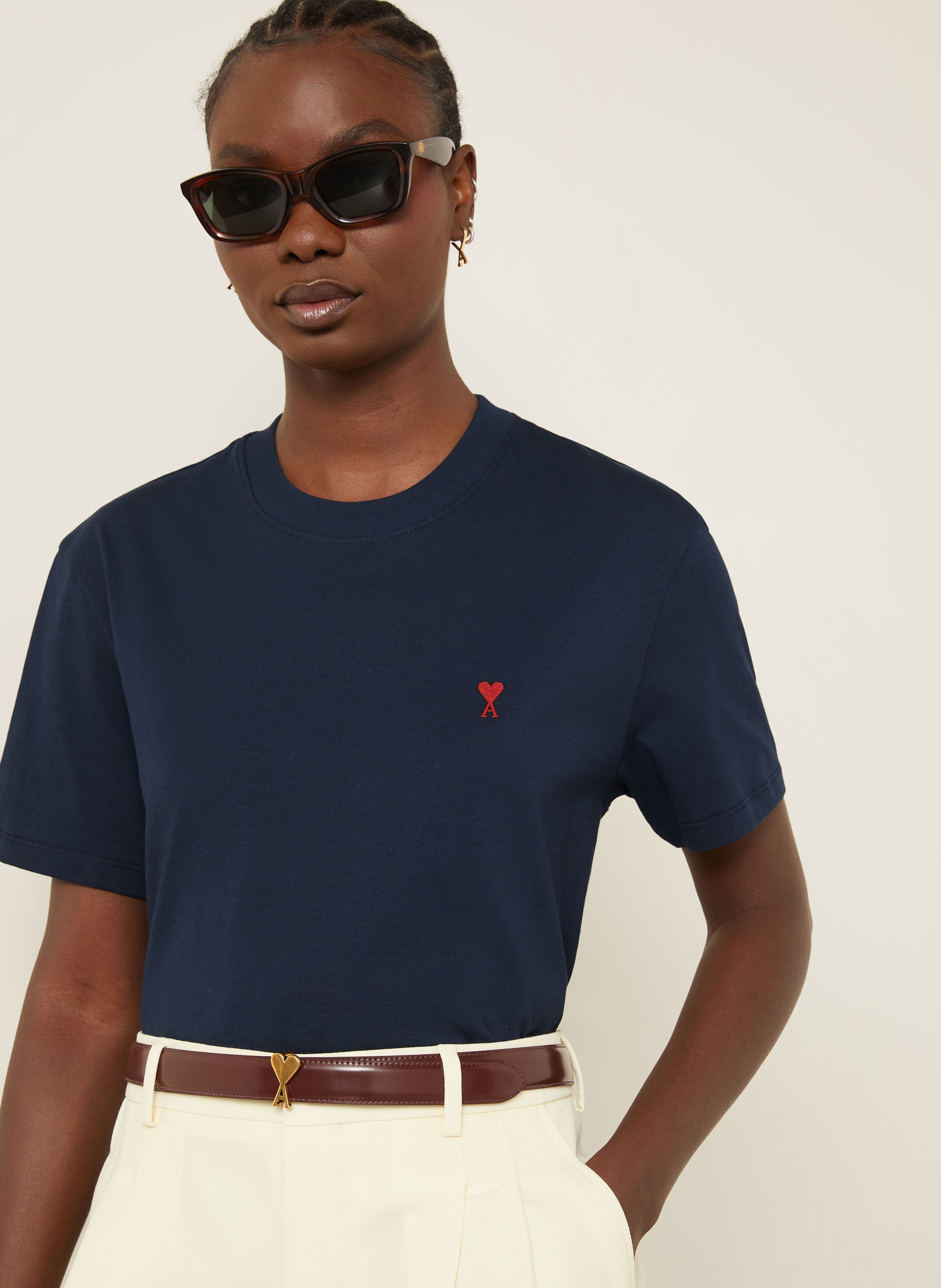 Thumbnail - Ami Paris T-Shirt blau