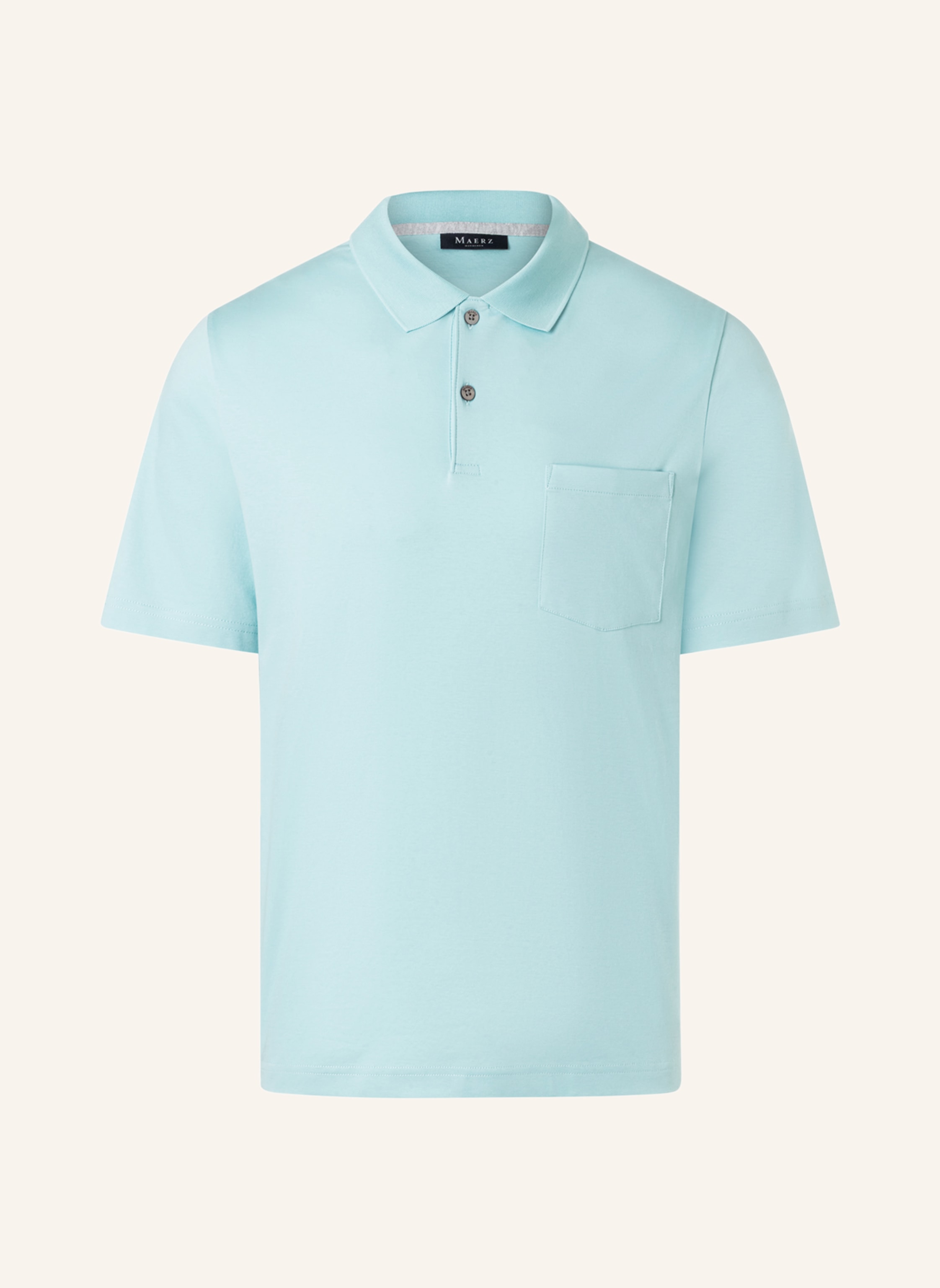 Maerz Muenchen Jersey-Poloshirt blau