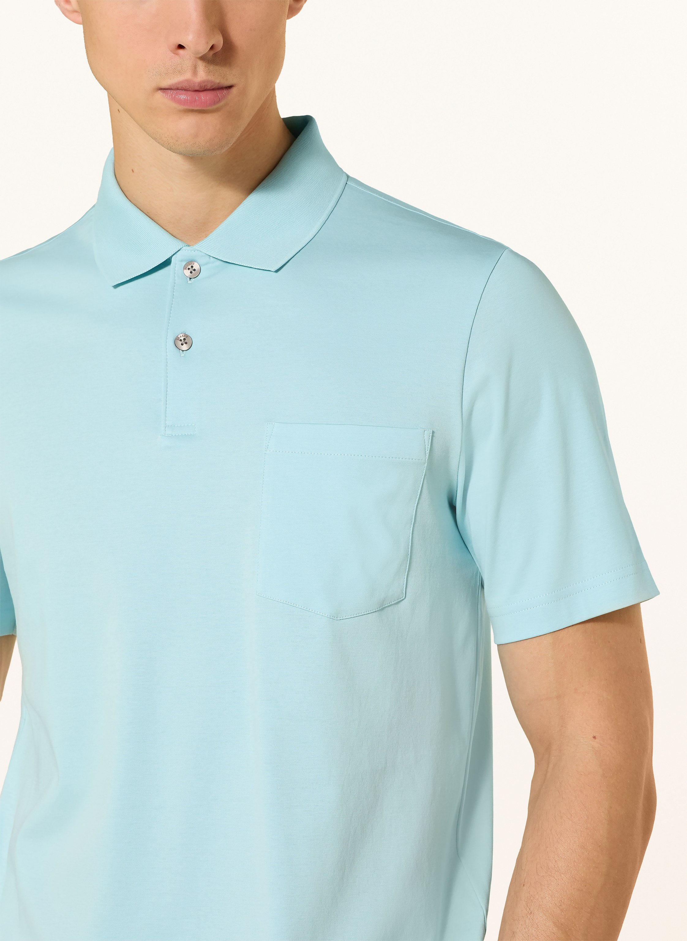 Thumbnail - Maerz Muenchen Jersey-Poloshirt blau