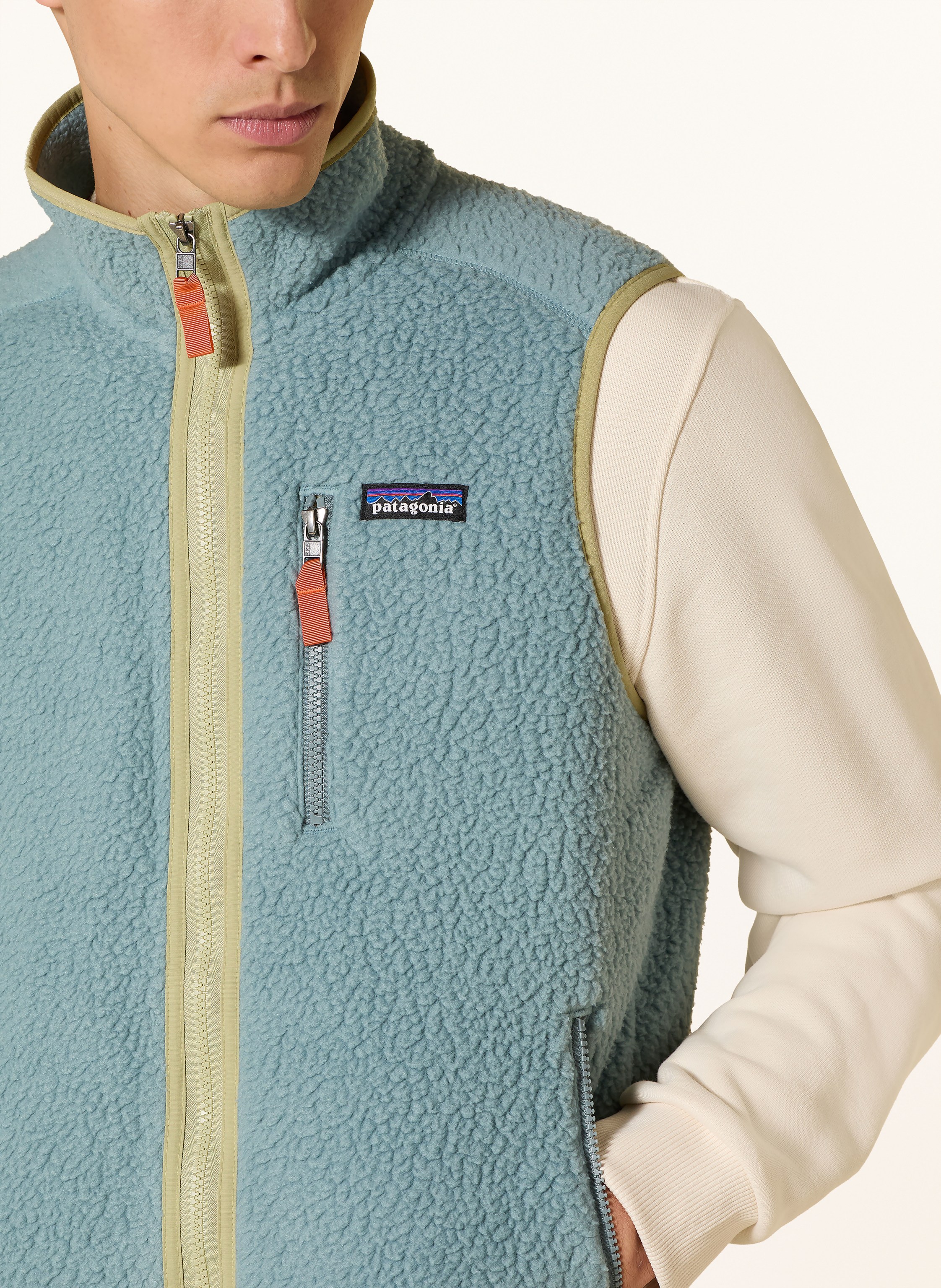 Thumbnail - Patagonia Fleeceweste Retro Pile blau