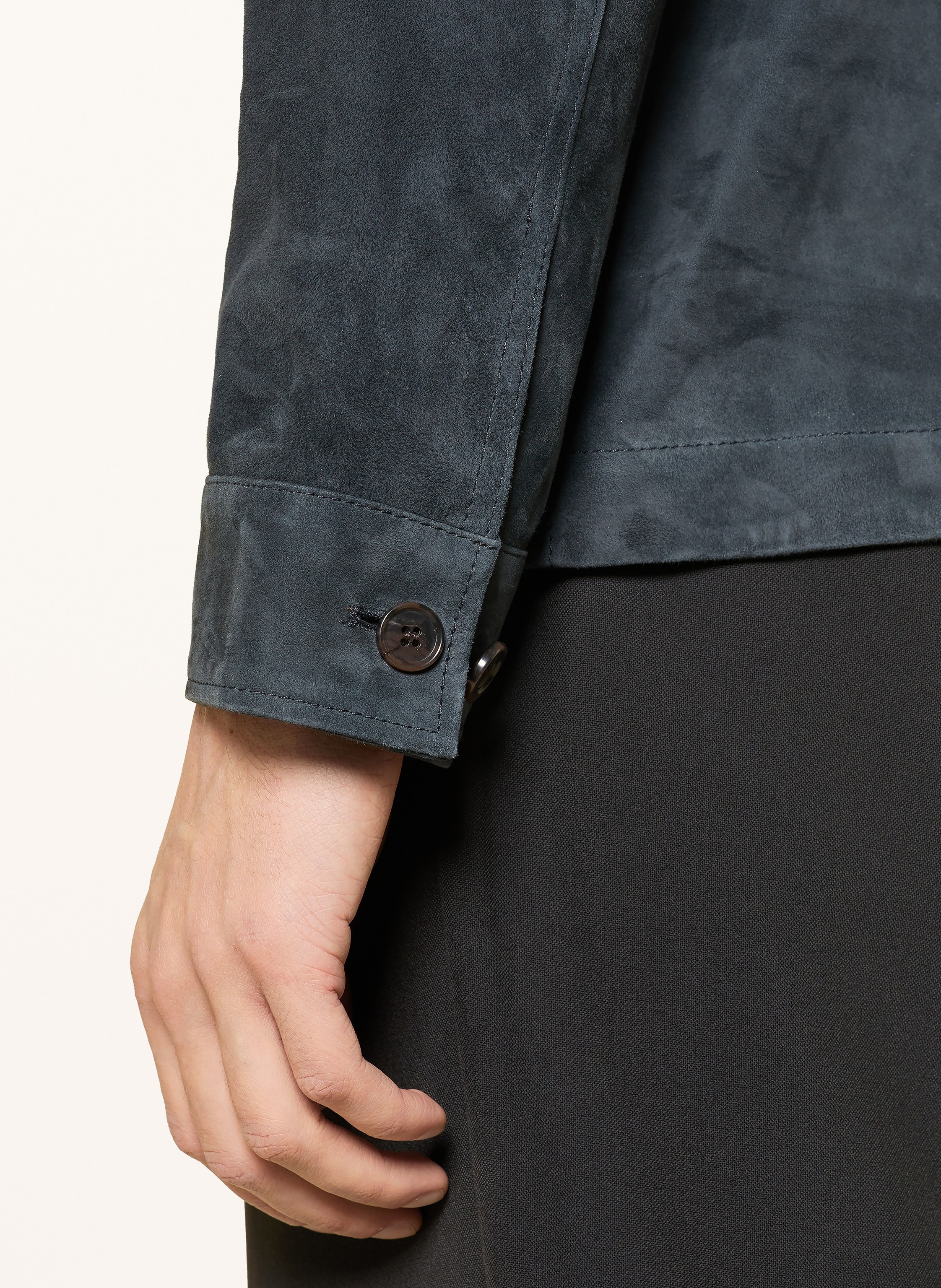 Thumbnail - Arma Leder-Overjacket Mex blau