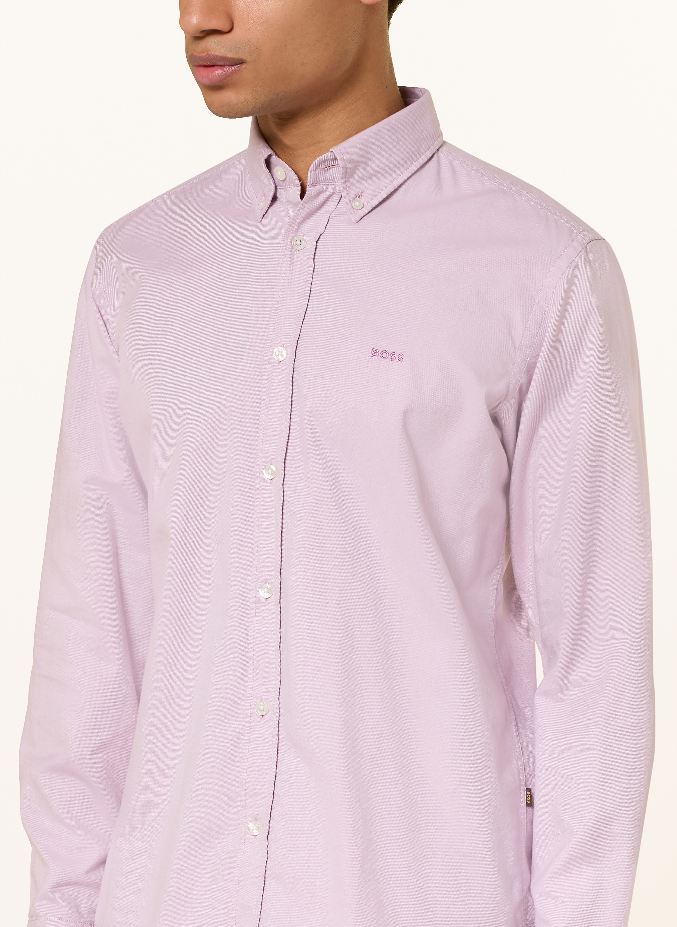 Thumbnail - Boss Hemd Rickert_M Regular Fit rosa