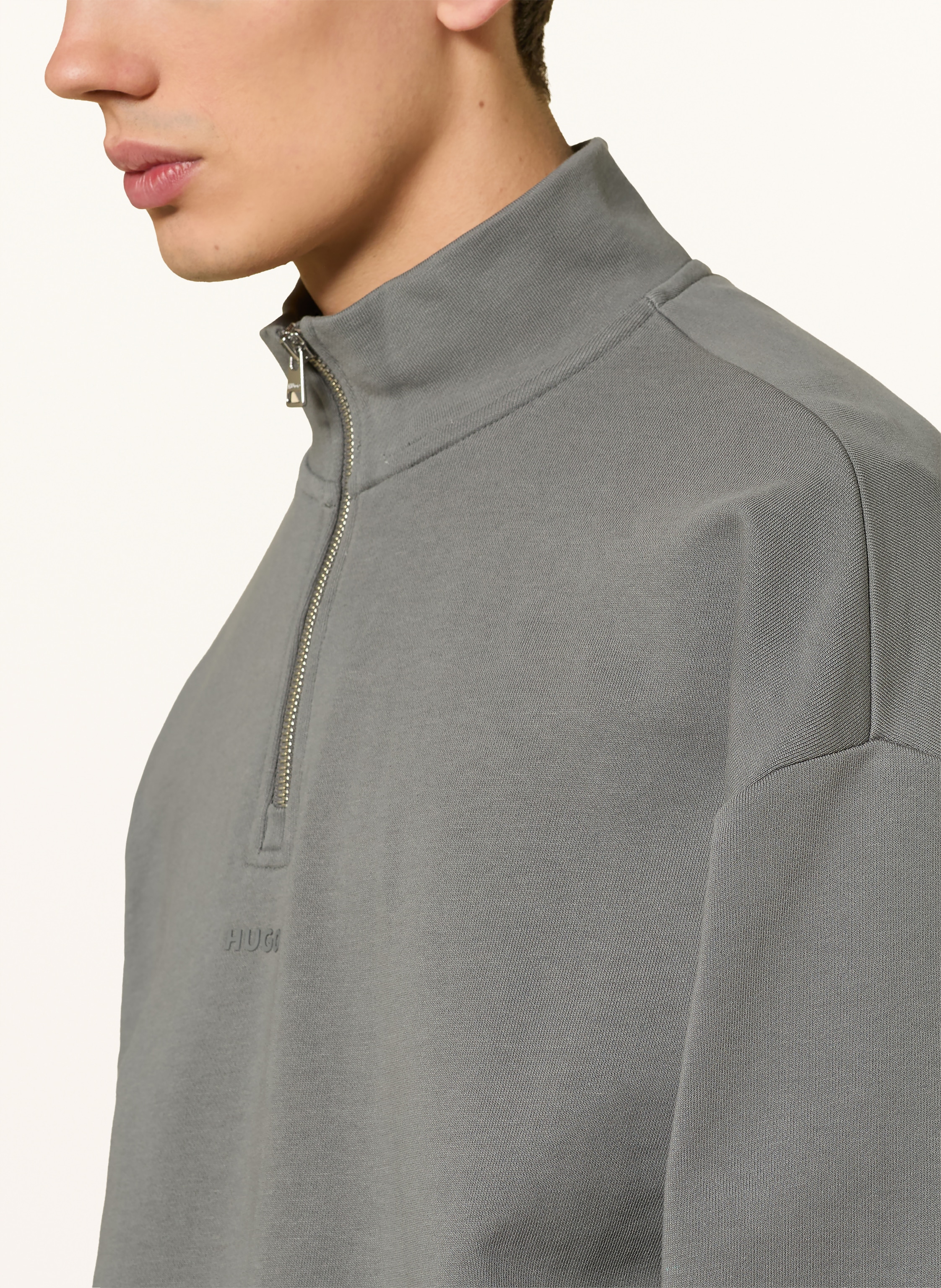 Thumbnail - Hugo Sweat-Troyer Durty grau