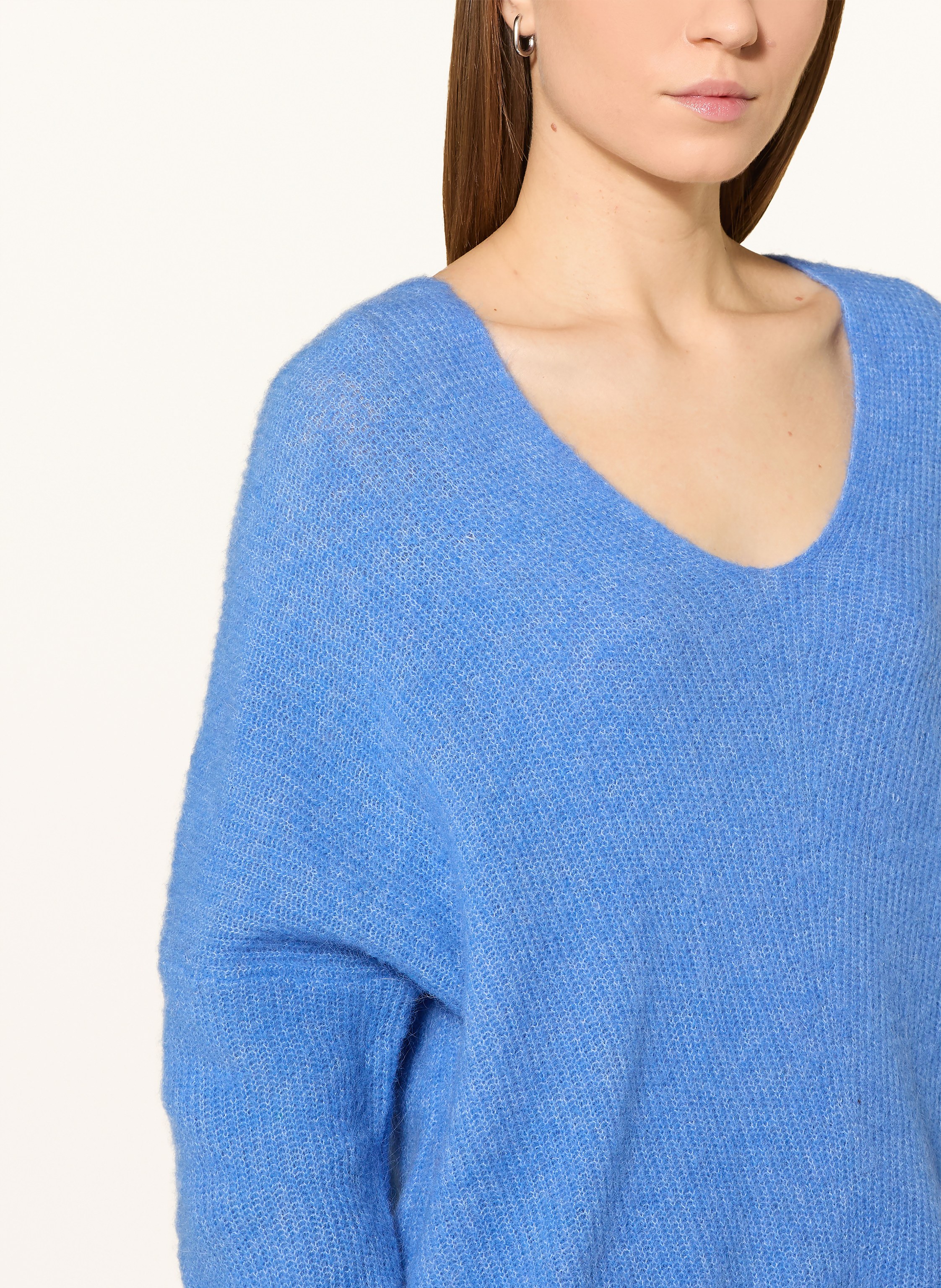 Thumbnail - Mos Mosh Pullover Thora Mit Alpaka blau
