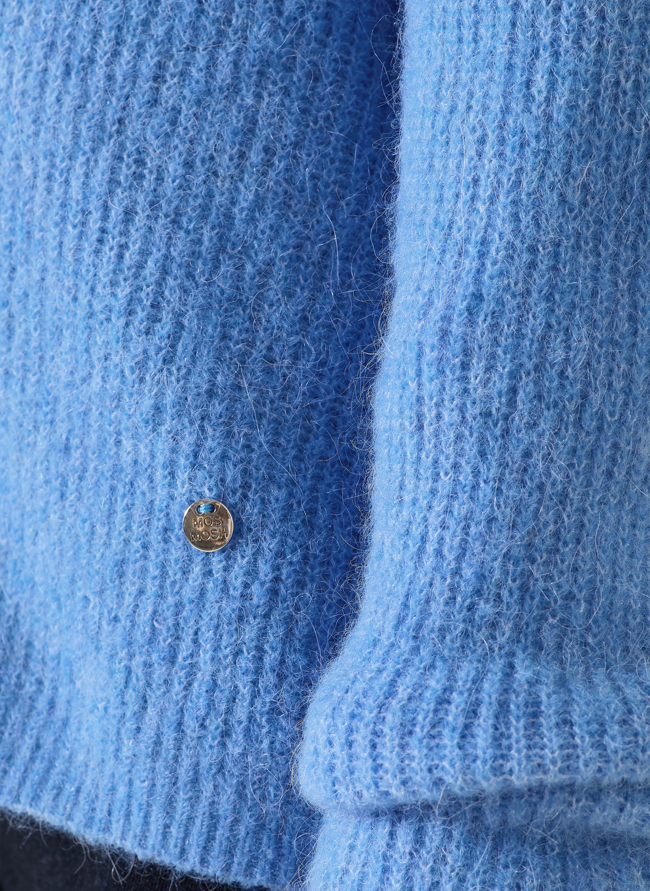 Thumbnail - Mos Mosh Pullover Thora Mit Alpaka blau