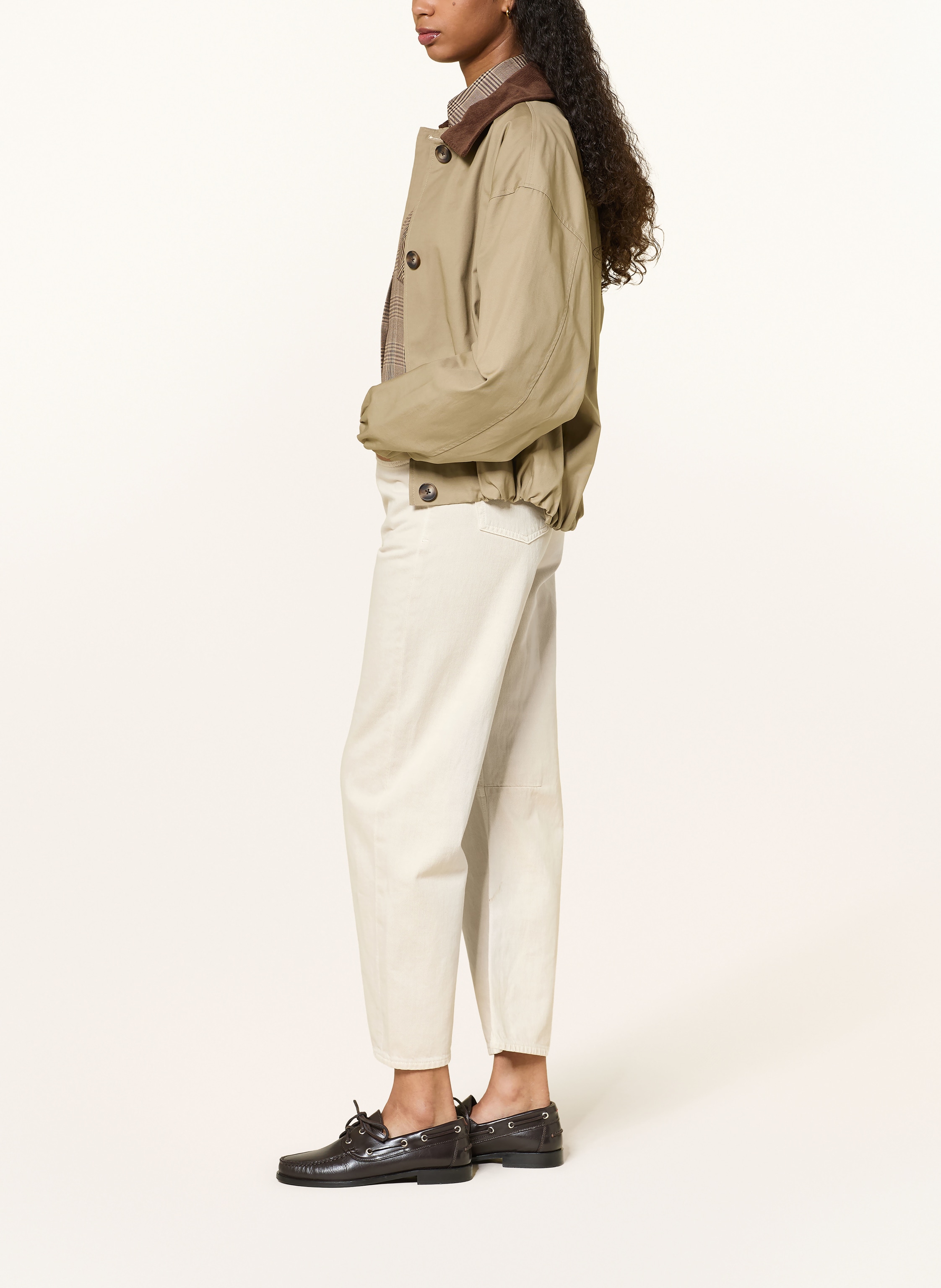 Thumbnail - Citizens Of Humanity Cropped Jeans Miro beige