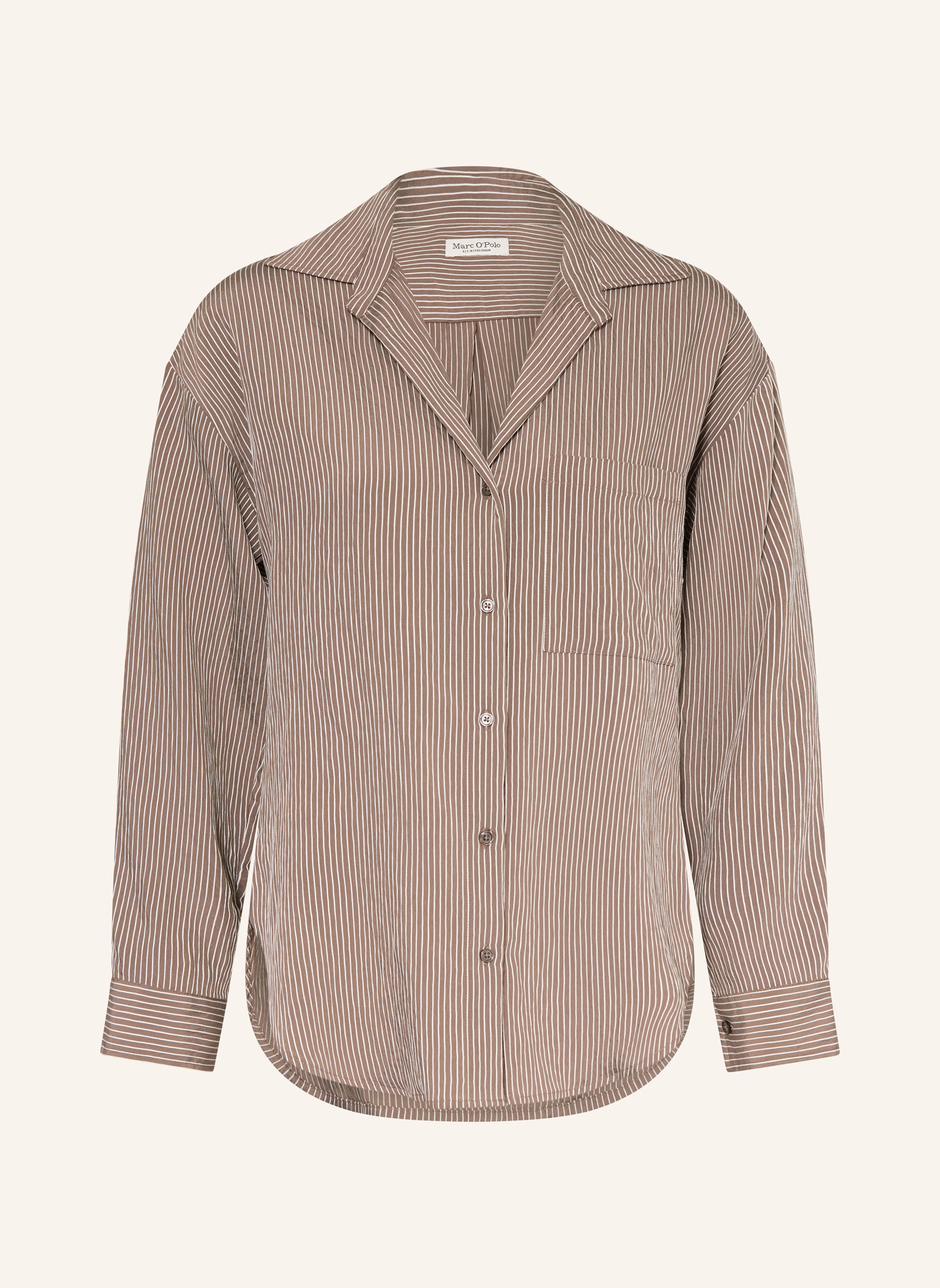 Marc O'polo Hemdbluse braun