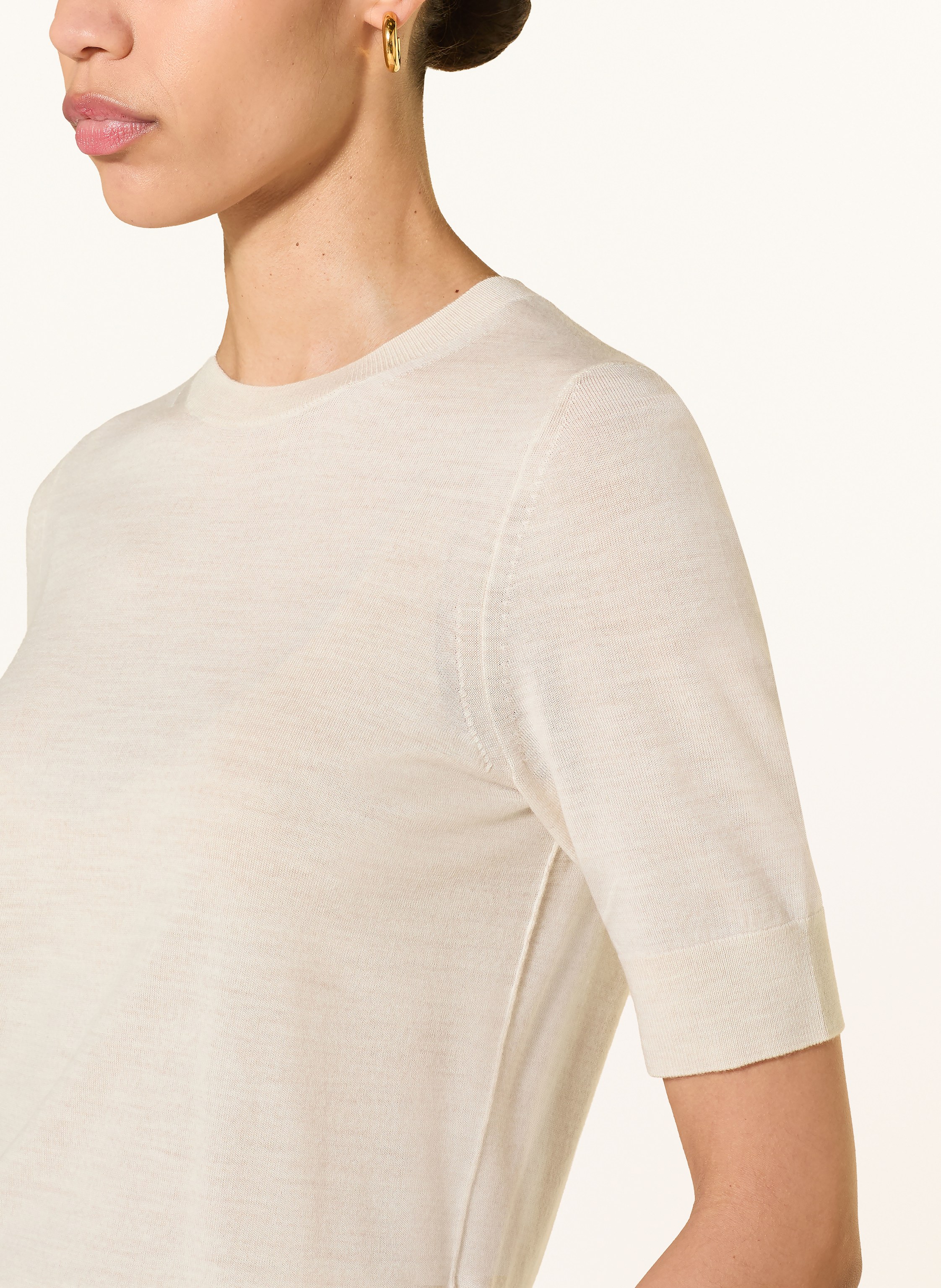 Thumbnail - Boss Strickshirt Farbella weiss