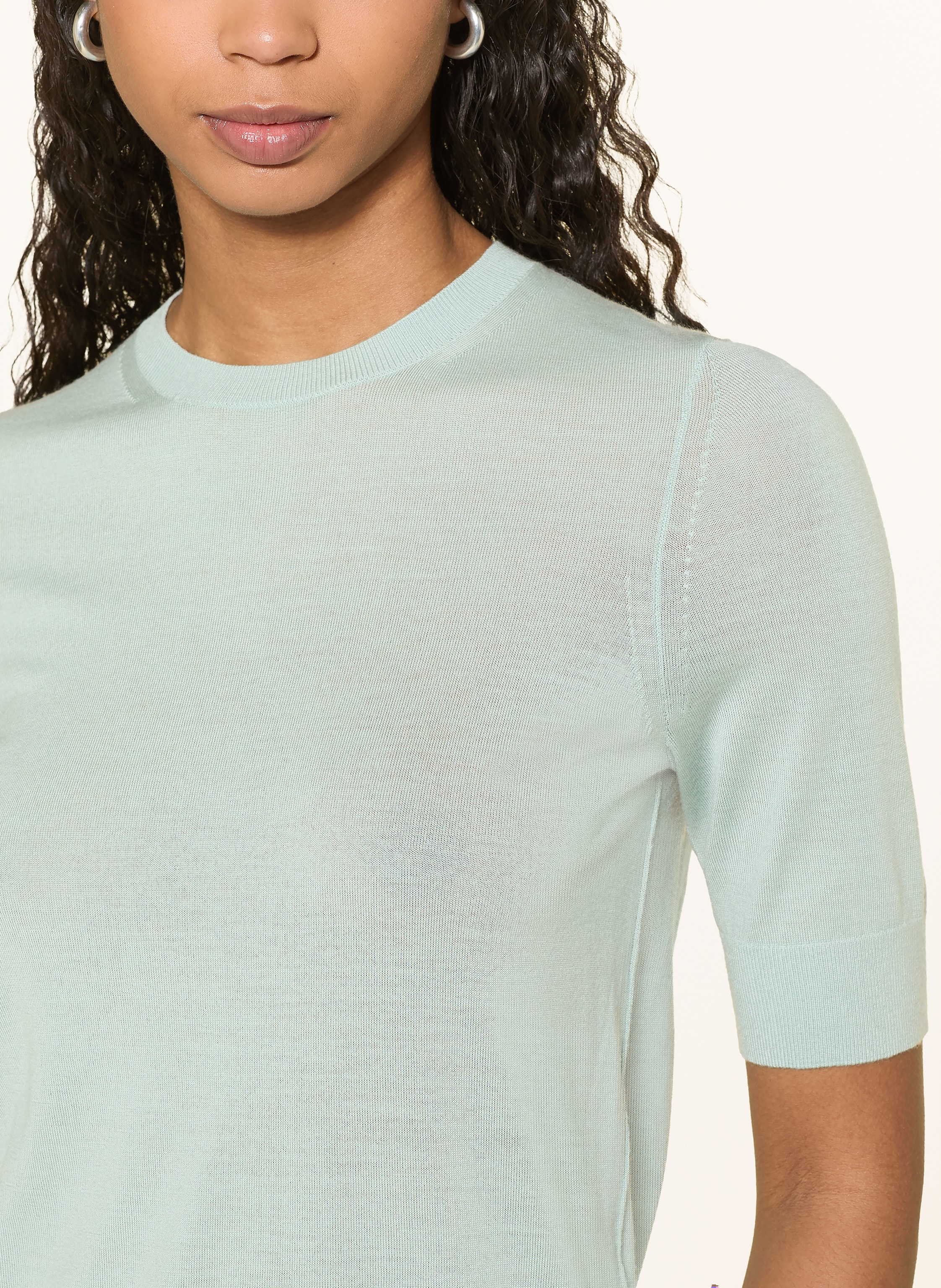 Thumbnail - Boss Strickshirt Farbella gruen