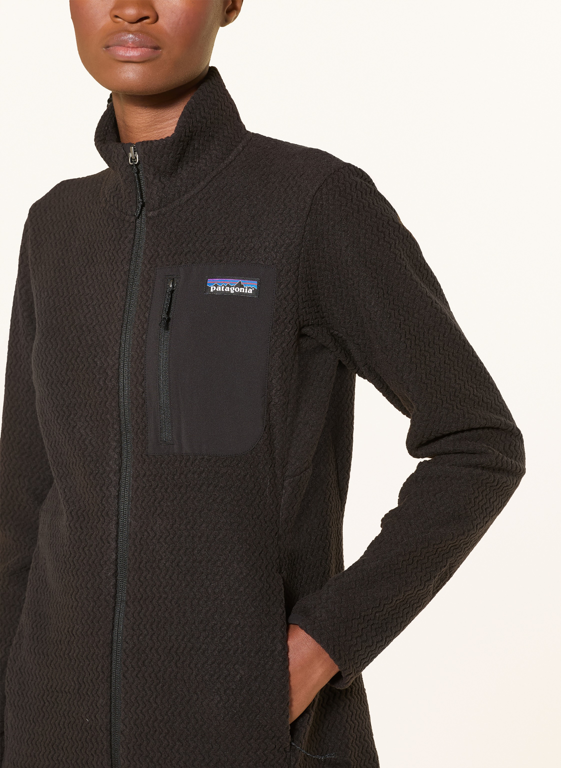 Thumbnail - Patagonia Fleecejacke r1 Air schwarz