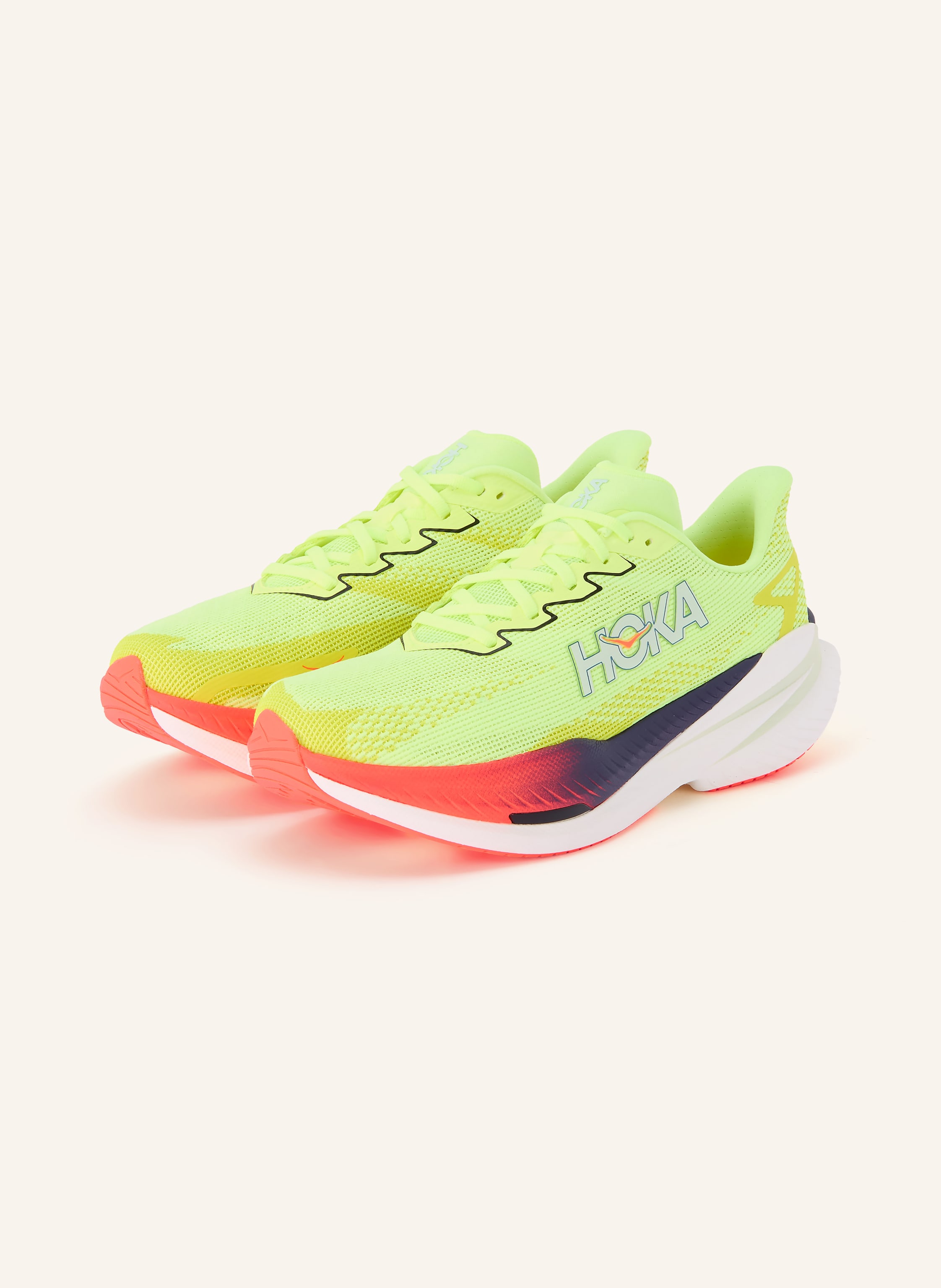 Hoka Laufschuhe Mach x3 gelb