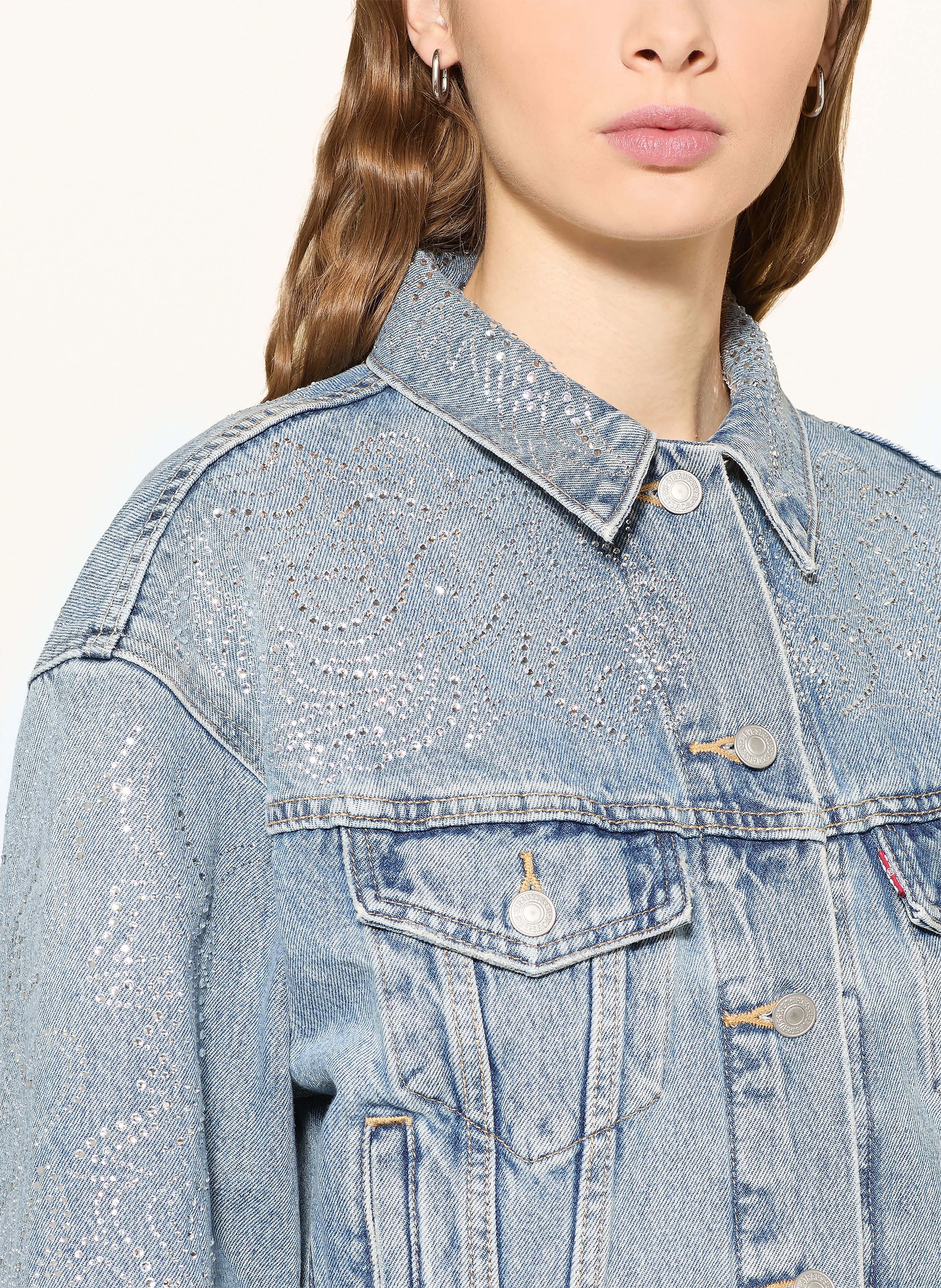 Thumbnail - Levi's® Jeansjacke Mit Schmucksteinen blau