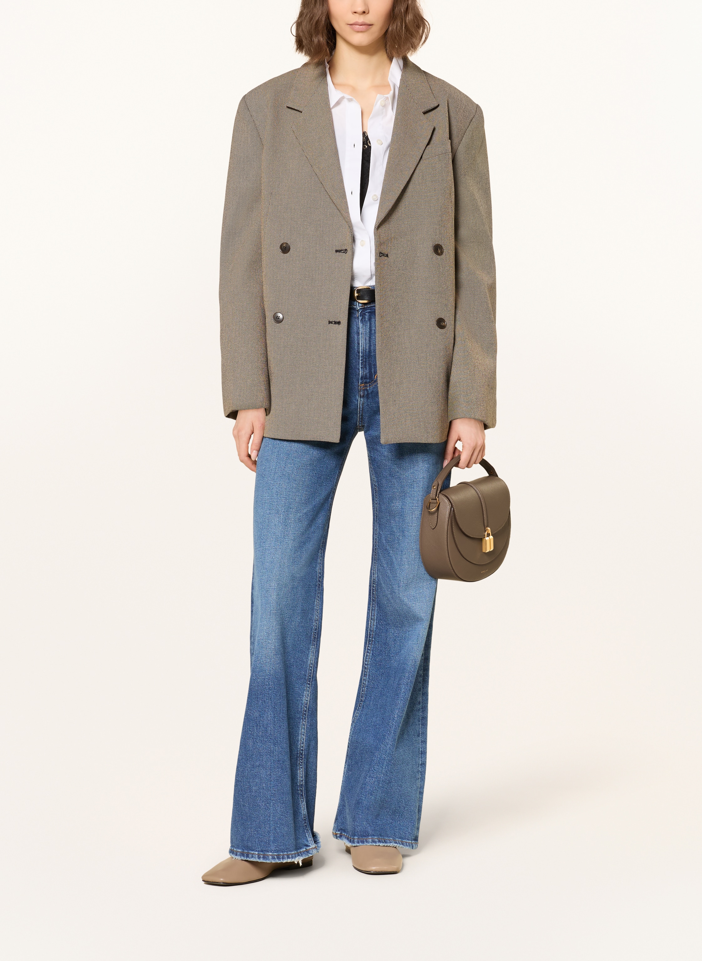 Thumbnail - Demellier Umhängetasche The Siena beige