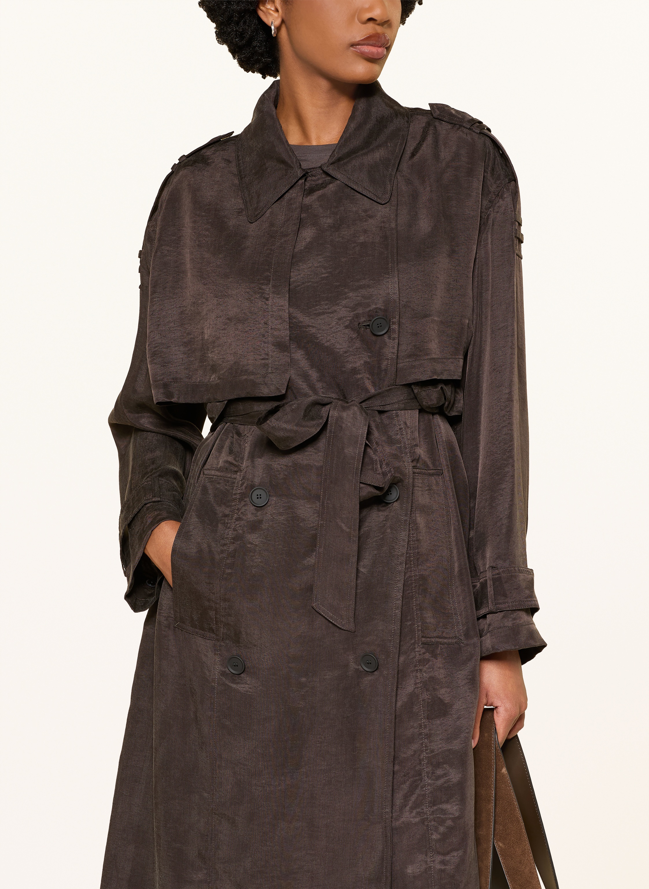 Thumbnail - Allsaints Trenchcoat Linnie braun