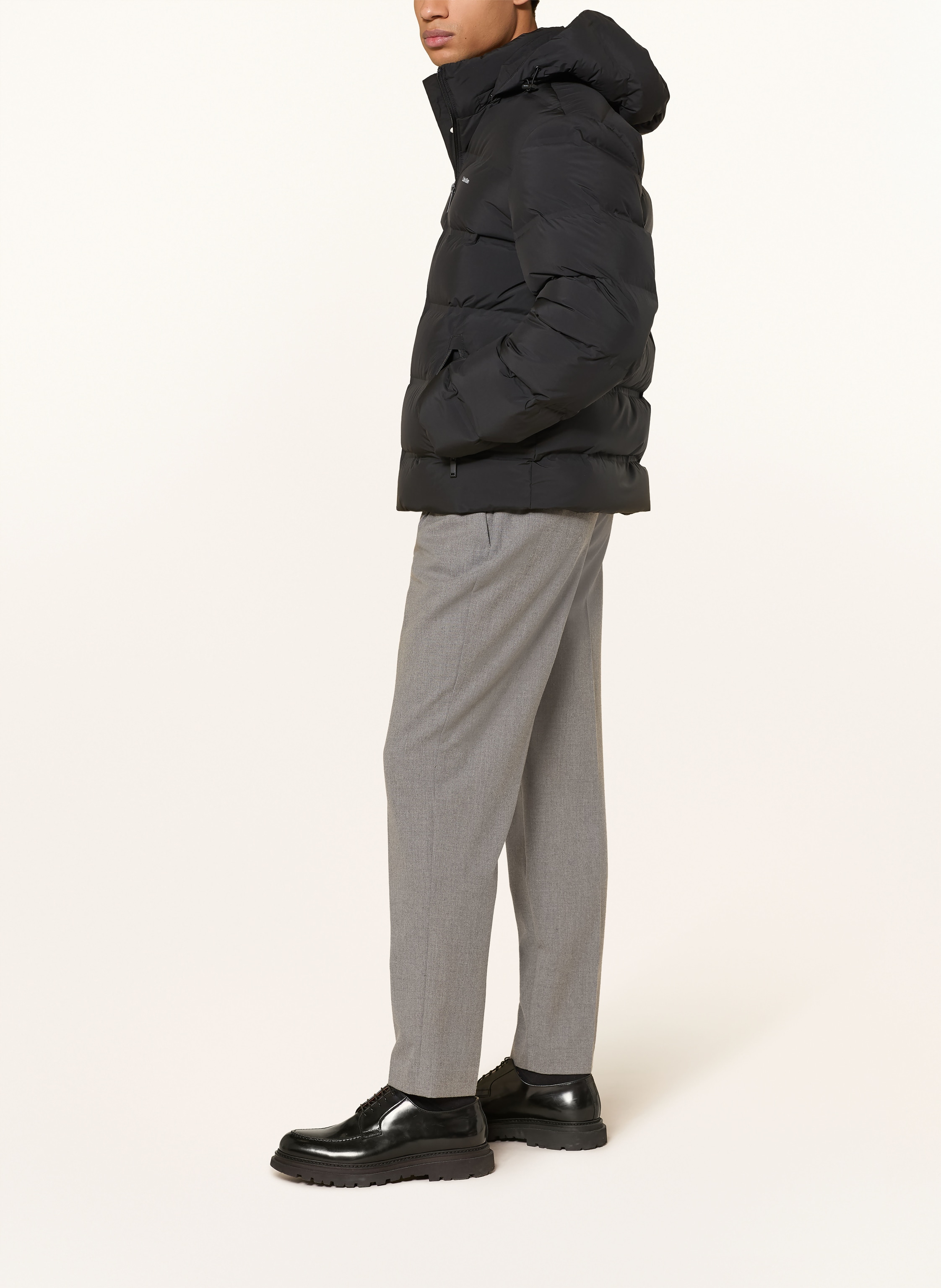 Thumbnail - Calvin Klein Daunenjacke Mit Abnehmbarer Kapuze schwarz