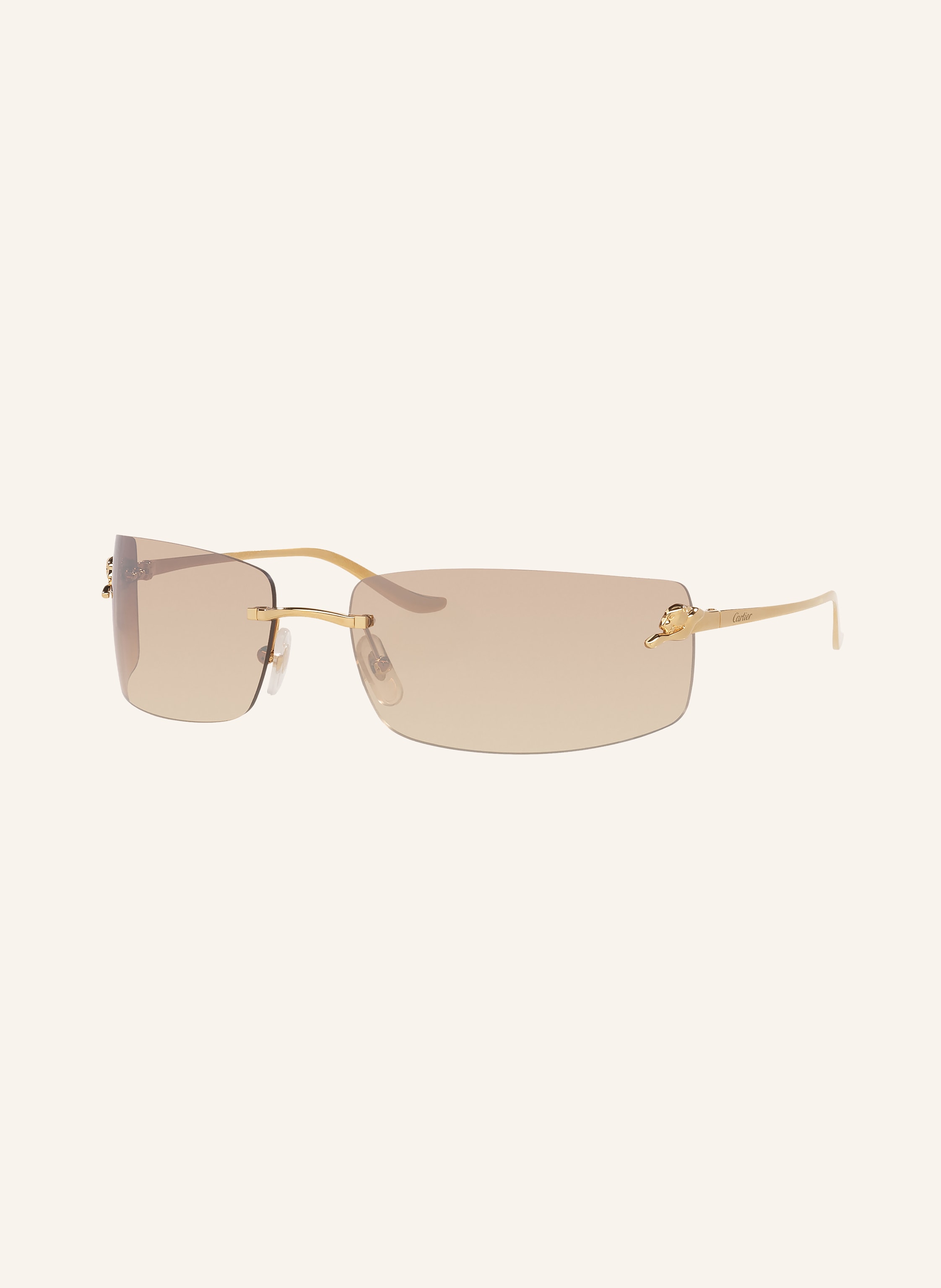 Cartier Cartier Sonnenbrille 6L001766 gold in GOLD/ BRAUN