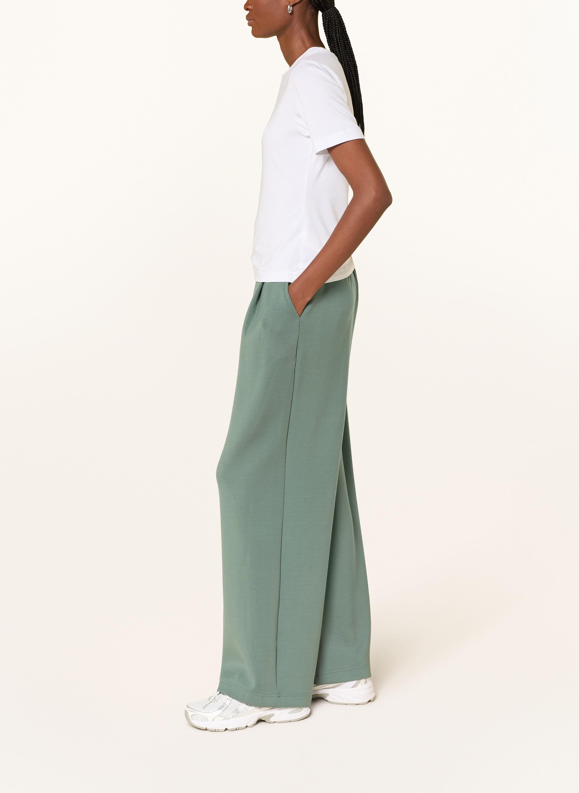 Thumbnail - Varley Trainingshose The Extra Wide Leg Pant gruen