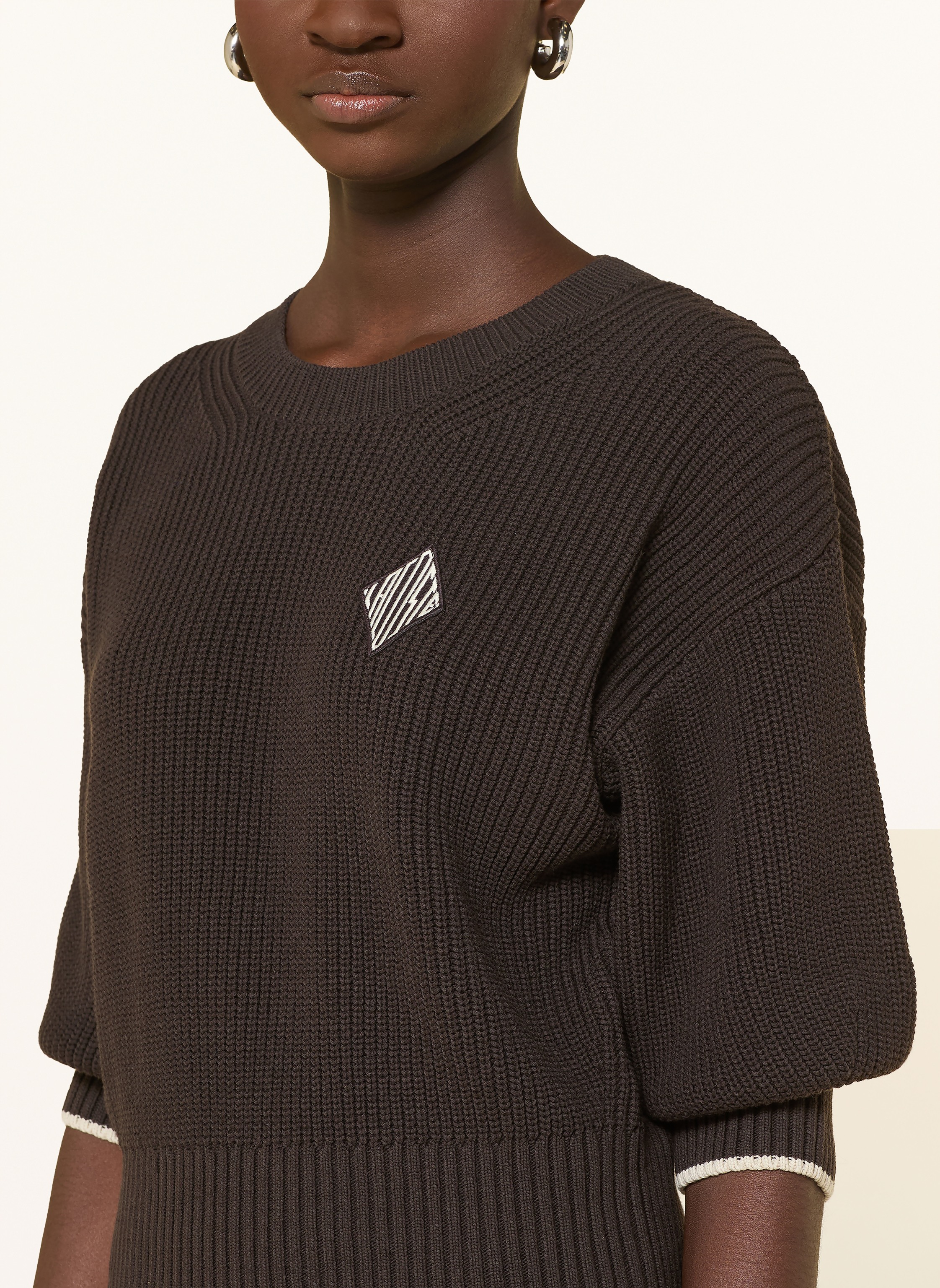 Thumbnail - Lacoste Pullover Mit 3/4-Arm braun