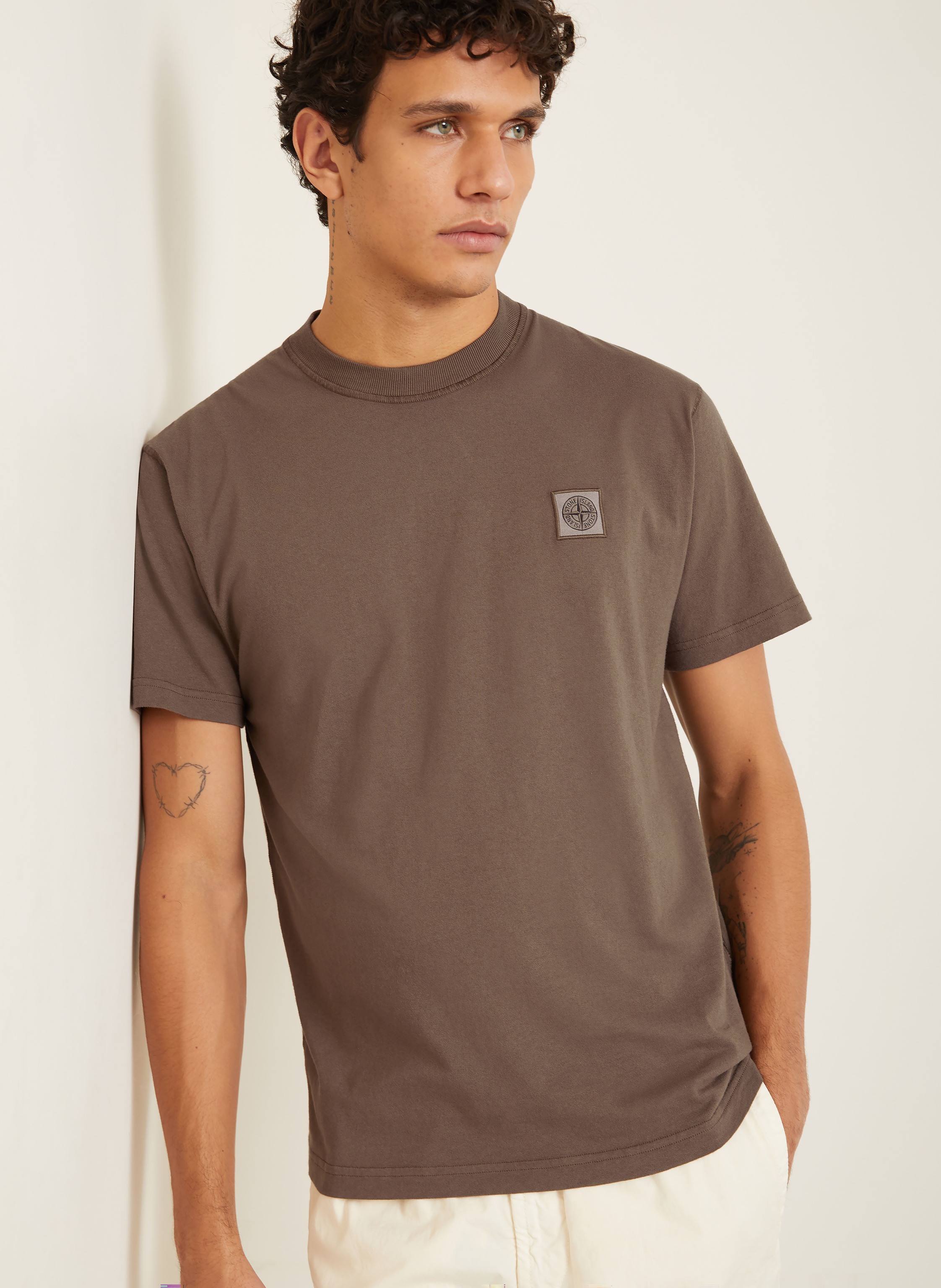 Thumbnail - Stone Island T-Shirt braun