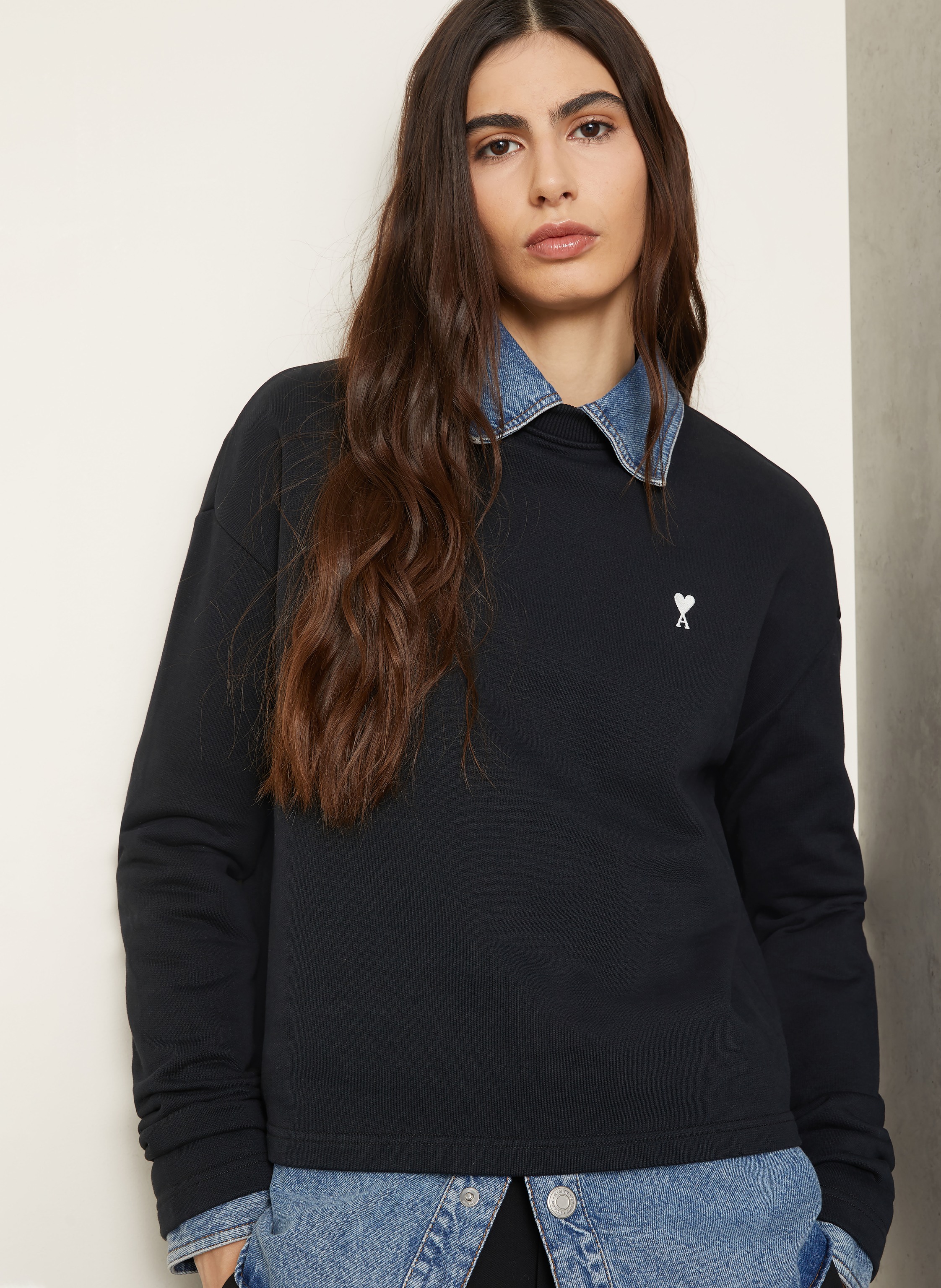 Thumbnail - Ami Paris Sweatshirt schwarz