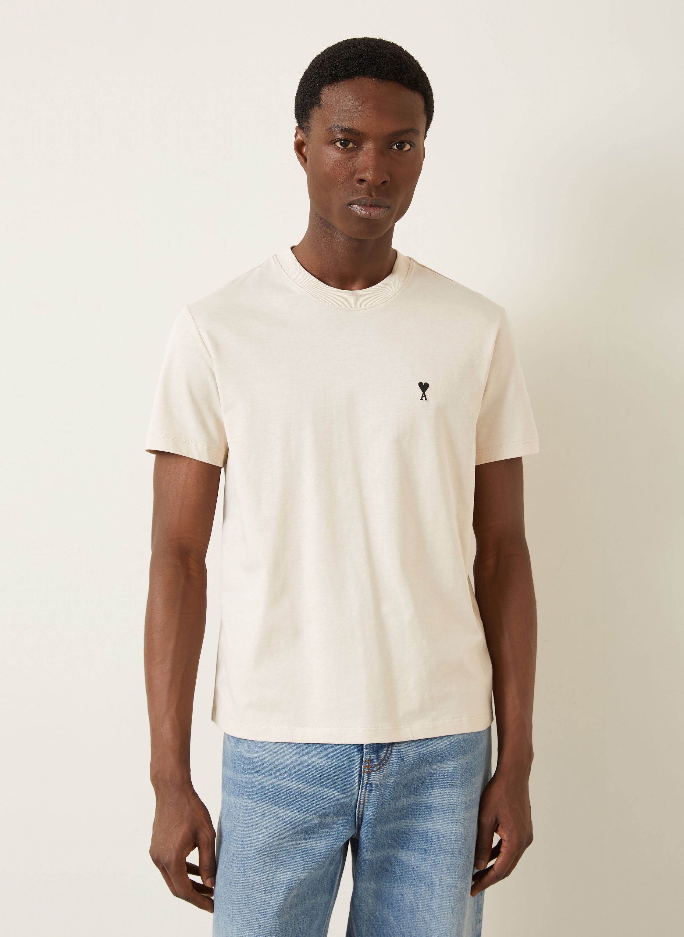 Thumbnail - Ami Paris T-Shirt beige