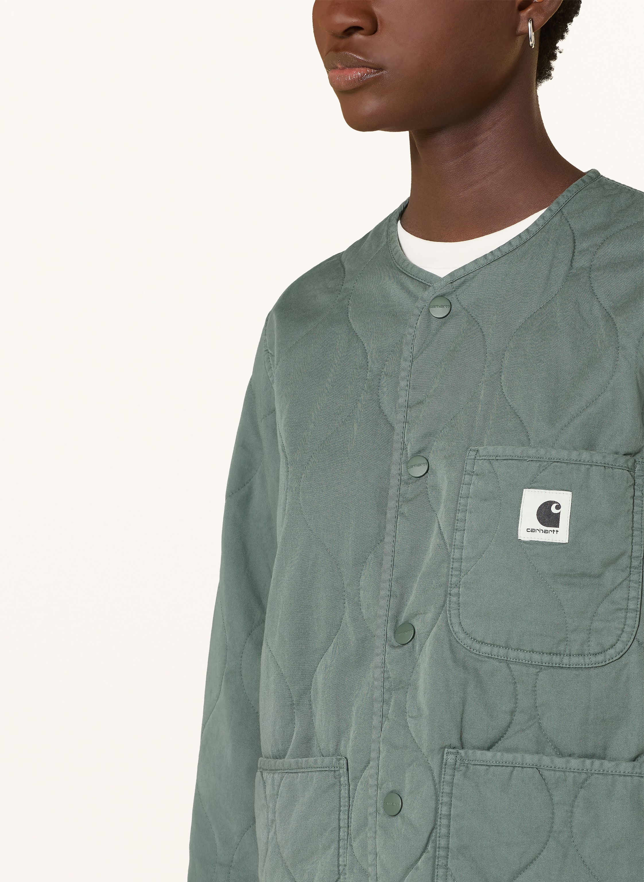 Thumbnail - Carhartt Wip Steppjacke Kylan gruen