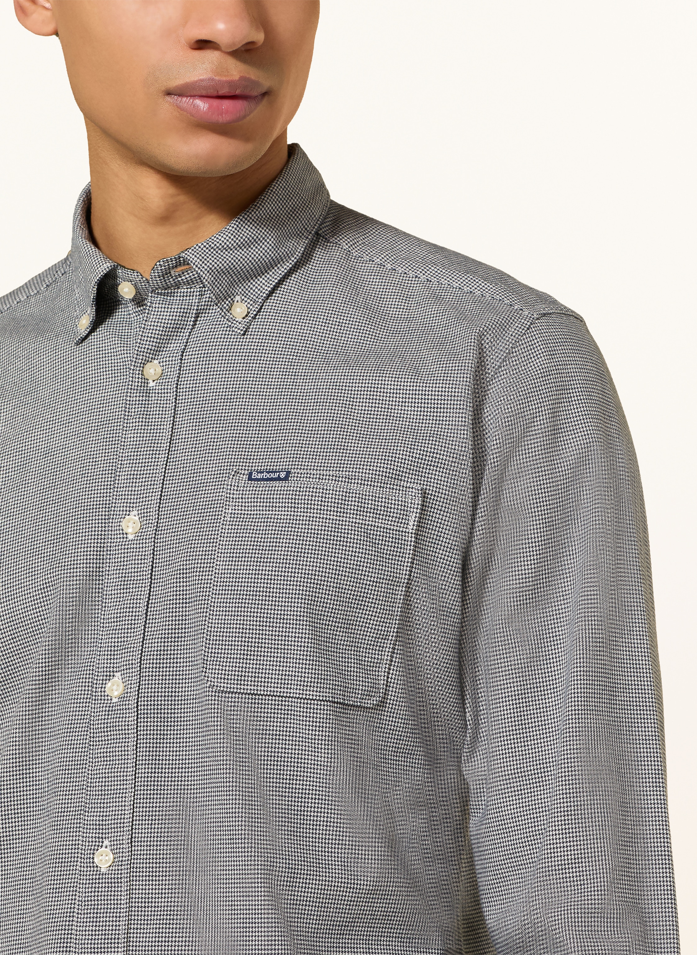 Thumbnail - Barbour Hemd Huntly Tailored Fit blau