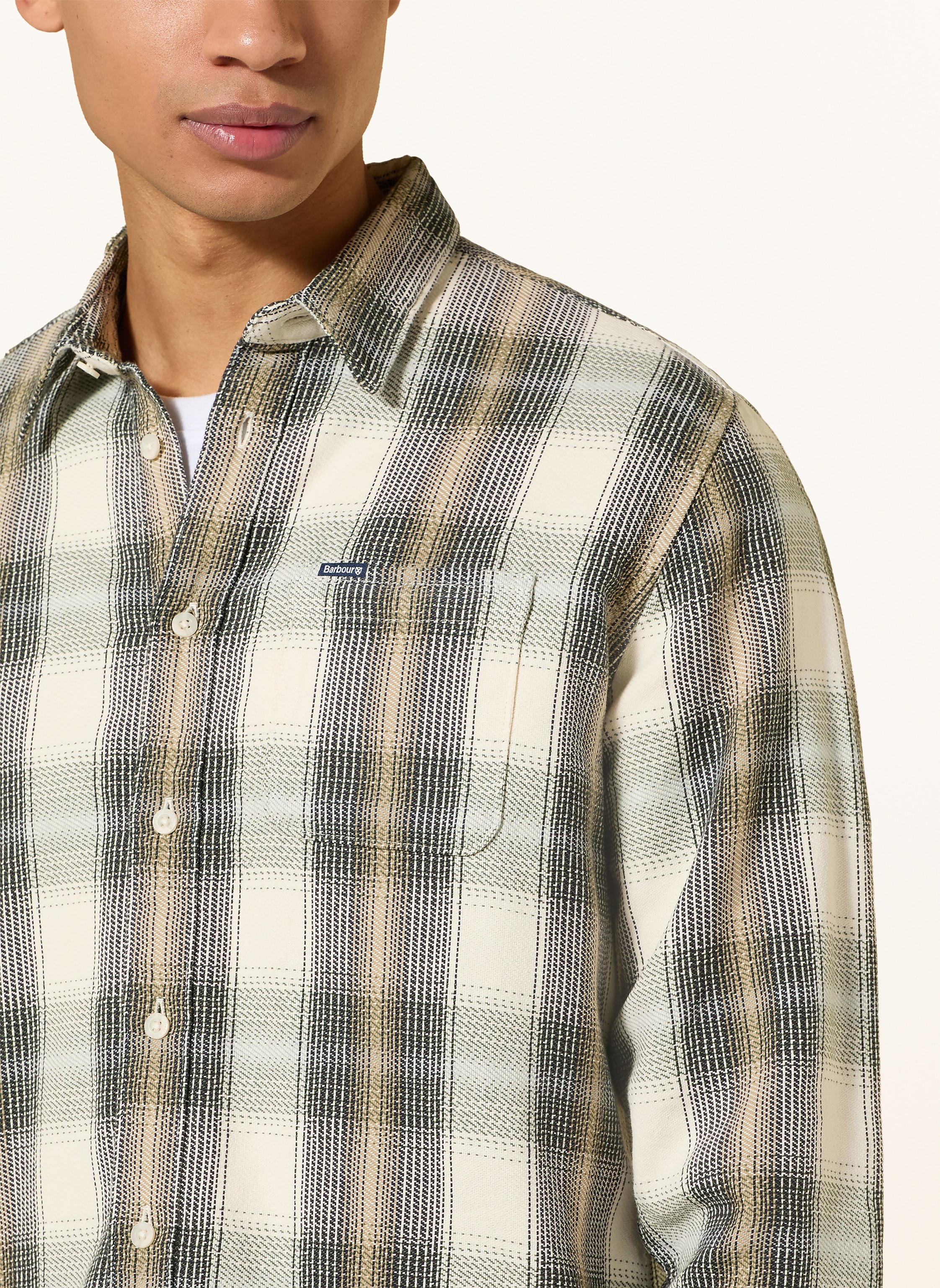 Thumbnail - Barbour Hemd Hawthorn Relaxed Fit weiss