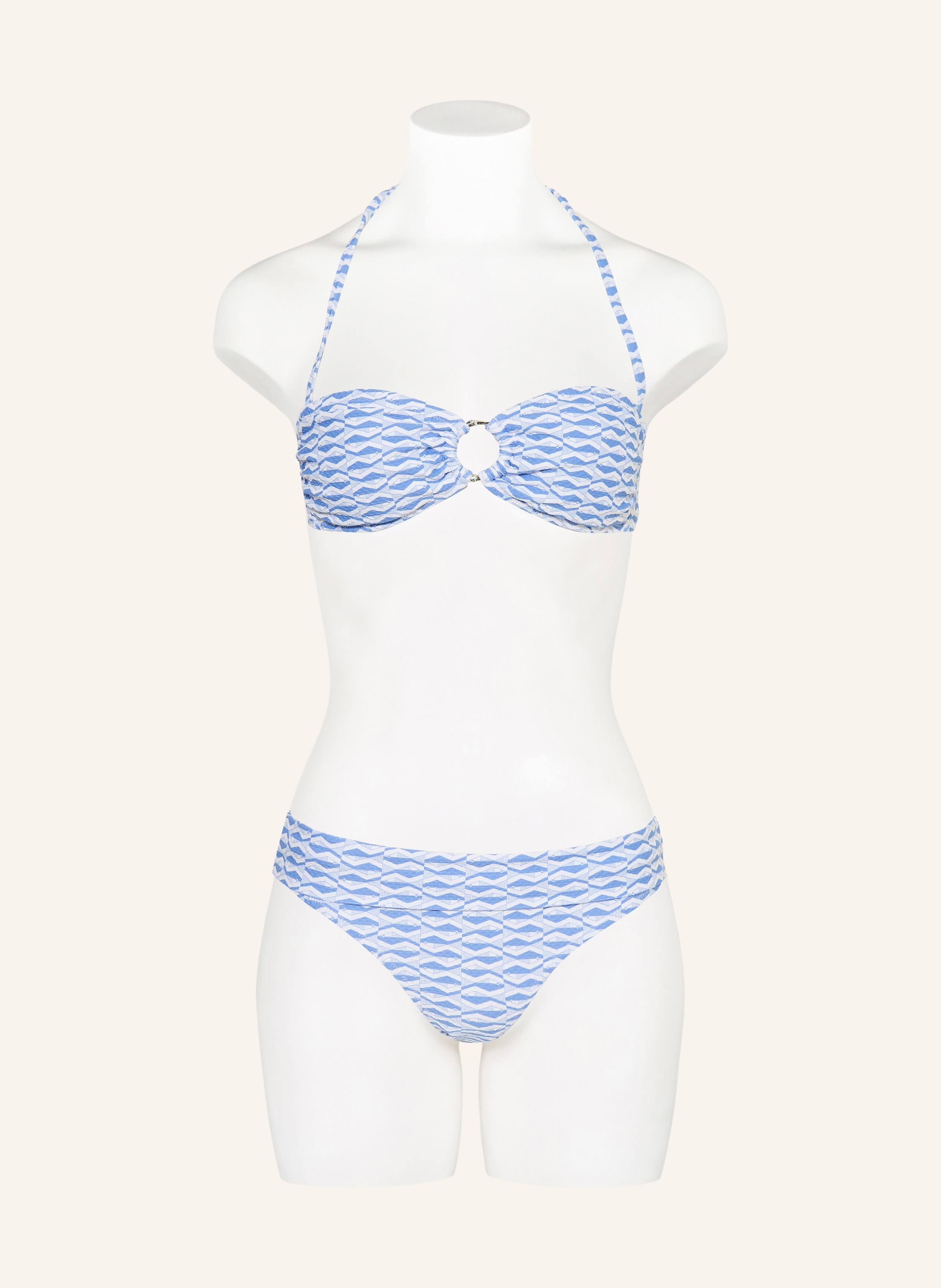 Thumbnail - Heidi Klein Bandeau-Bikini-Top Tinos blau