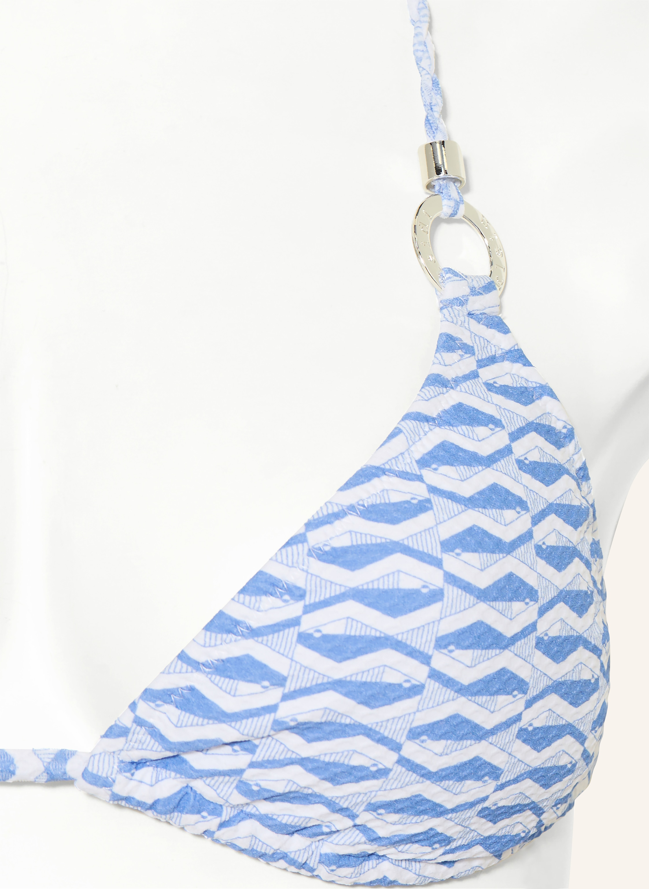 Thumbnail - Heidi Klein Triangel-Bikini-Top Tinos blau