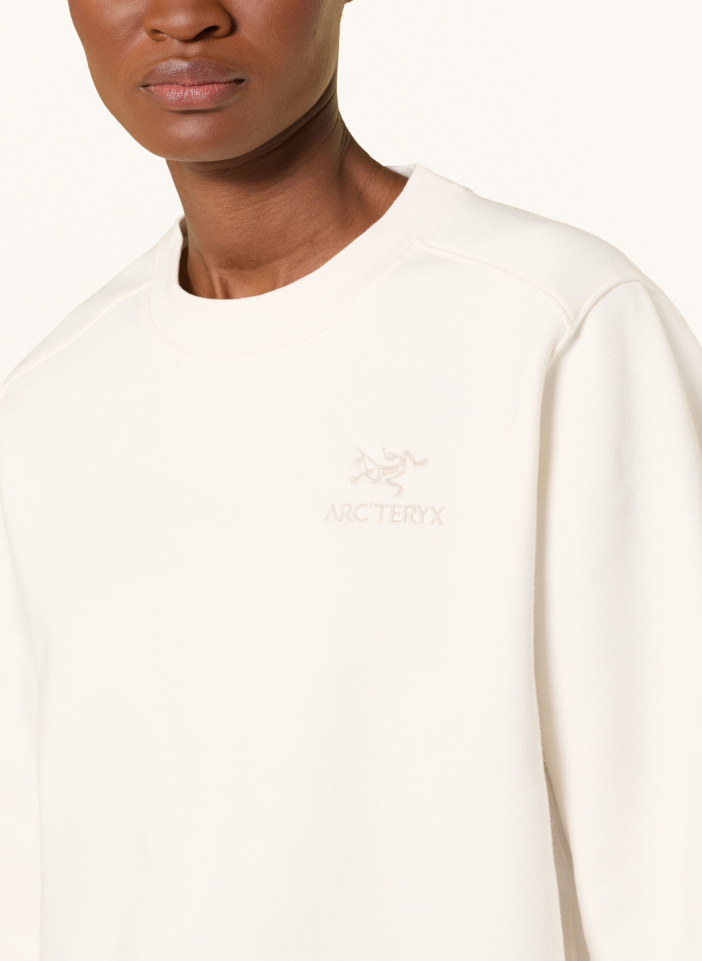 Thumbnail - Arc'teryx Sweatshirt Emblem Crew beige