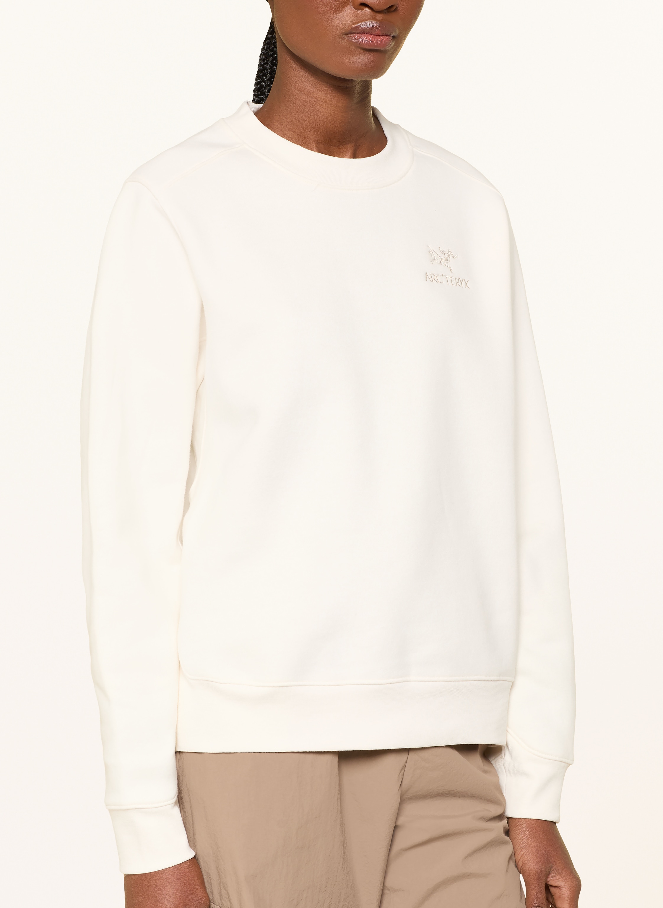 Thumbnail - Arc'teryx Sweatshirt Emblem Crew beige