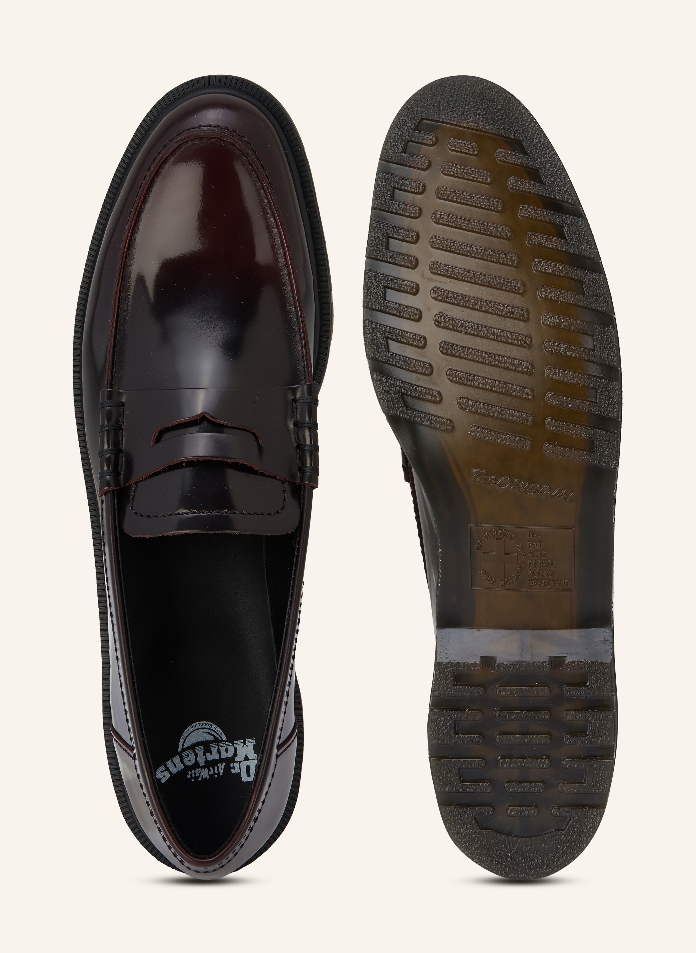 Thumbnail - Dr. Martens Penny-Loafer Mayfare rot