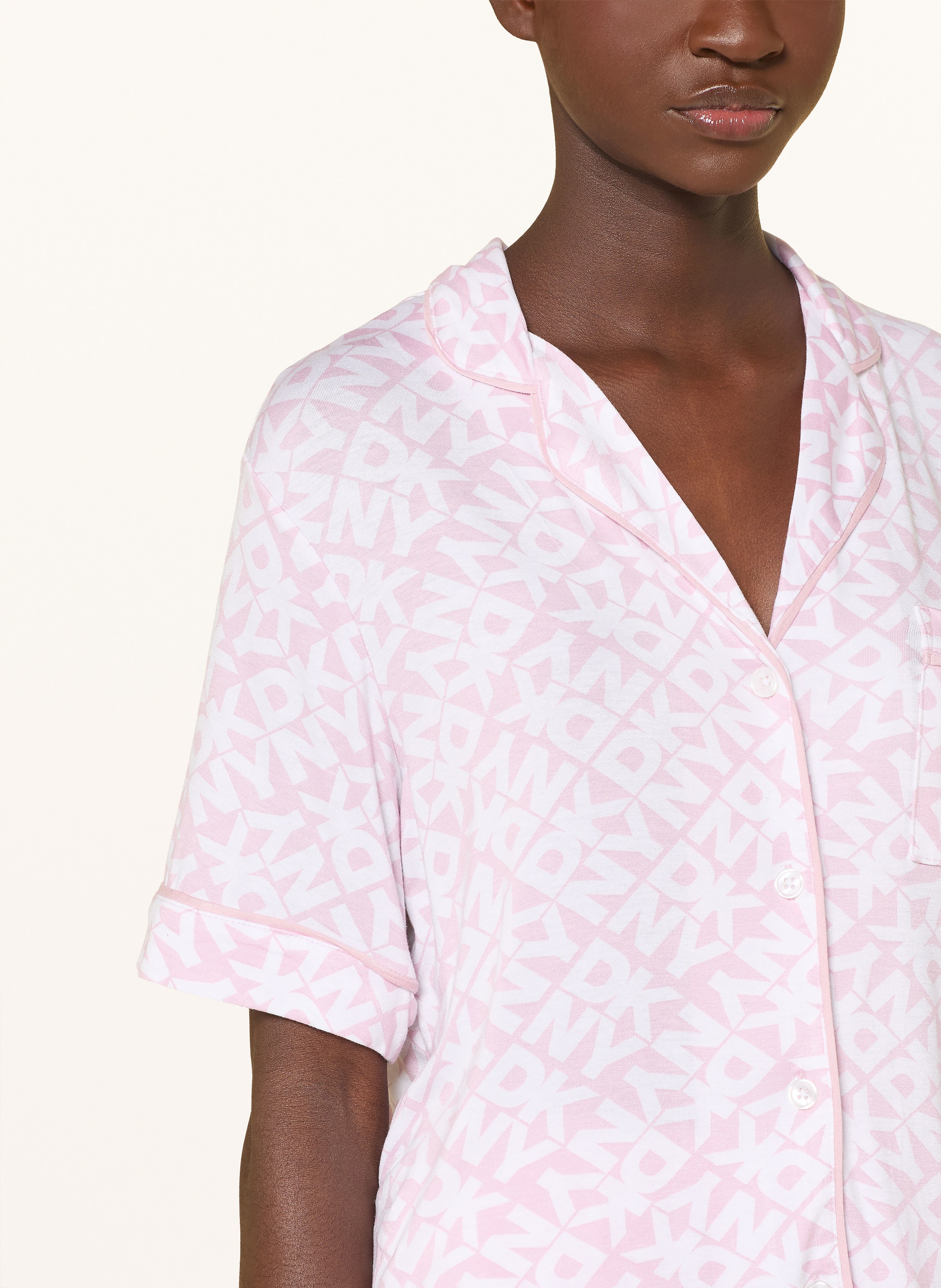 Thumbnail - Dkny Shorty-Schlafanzug Timeless Styles rosa