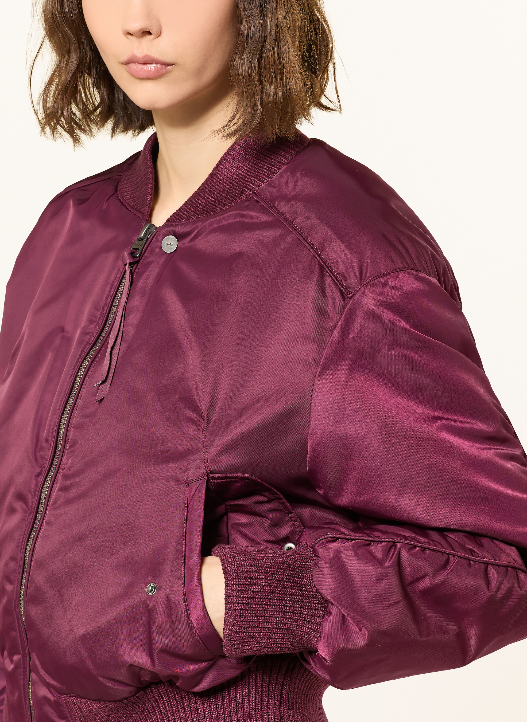 Thumbnail - Hugo Satinblouson Ferida rot