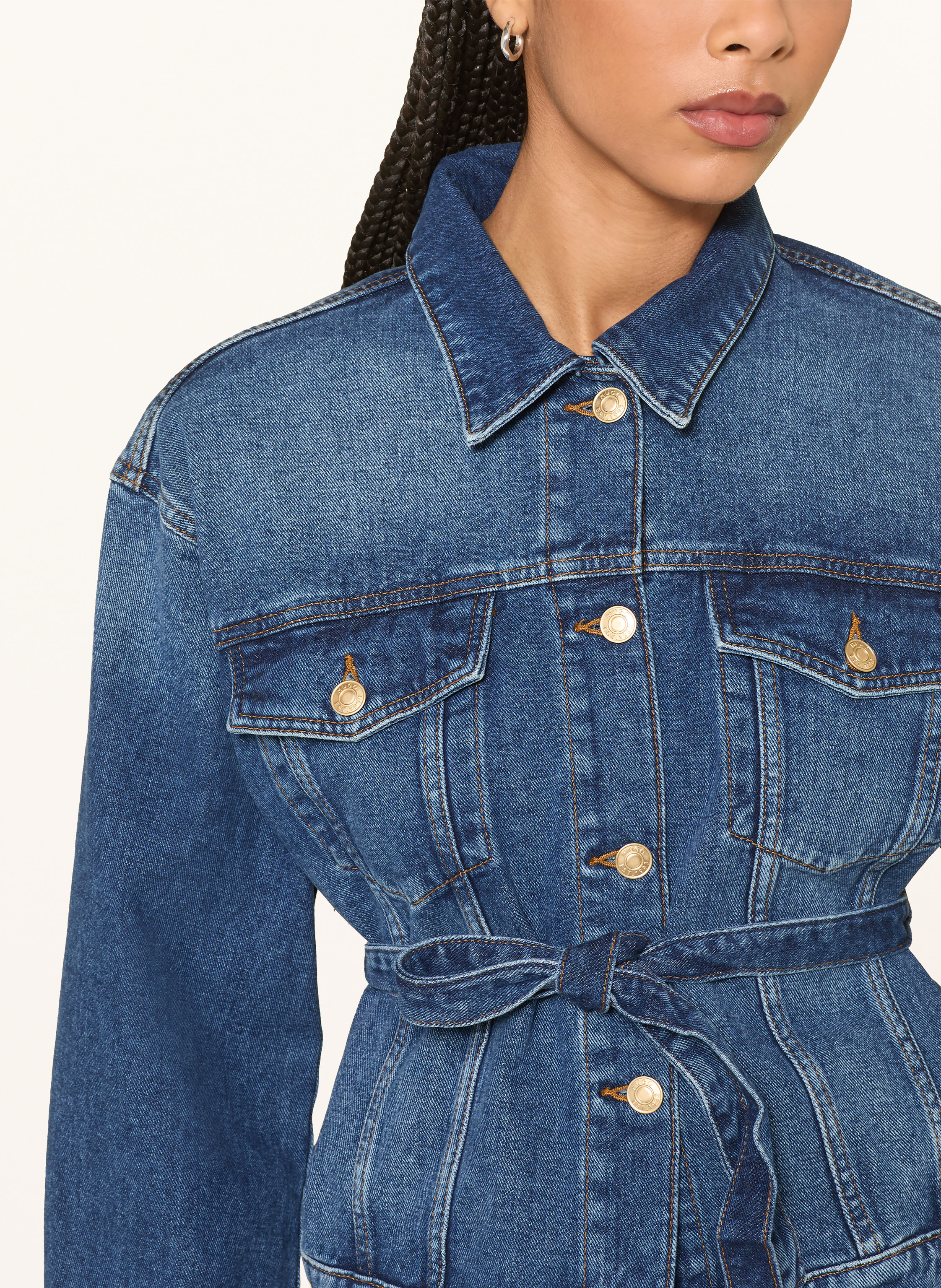 Thumbnail - Hugo Jeansjacke Gizzie blau