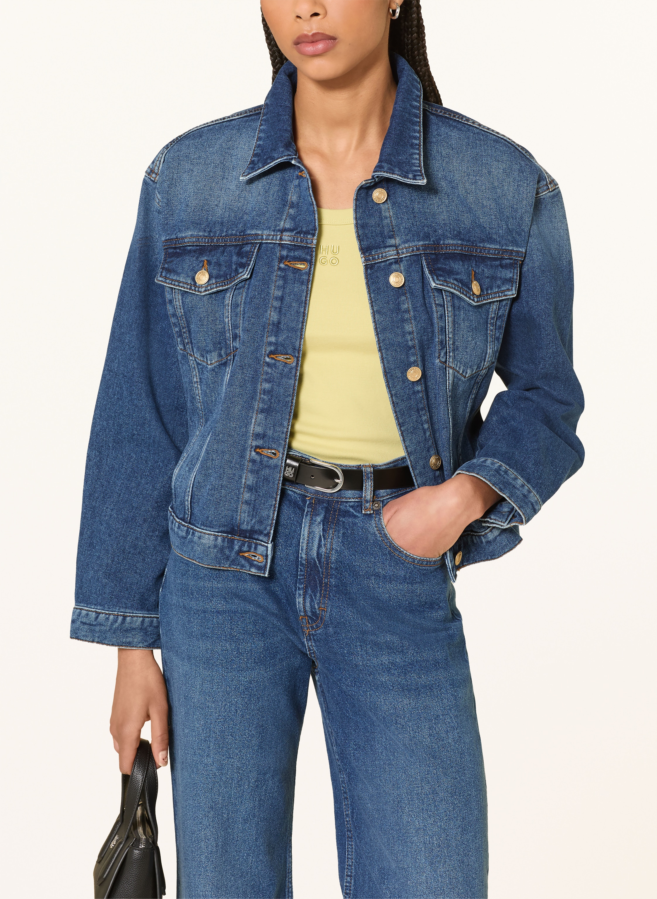 Thumbnail - Hugo Jeansjacke Gizzie blau