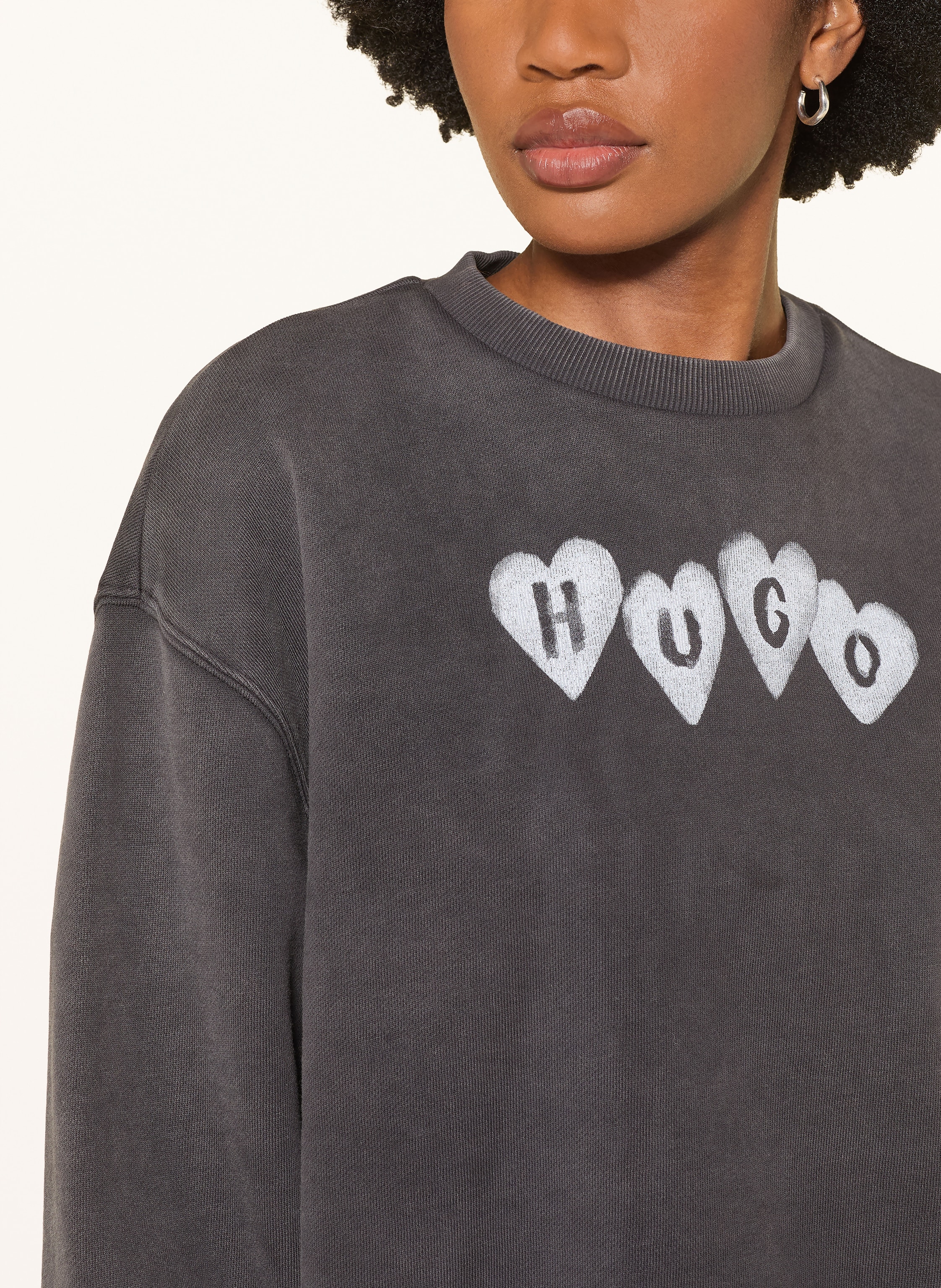 Thumbnail - Hugo Sweatshirt Deroxina_8 schwarz