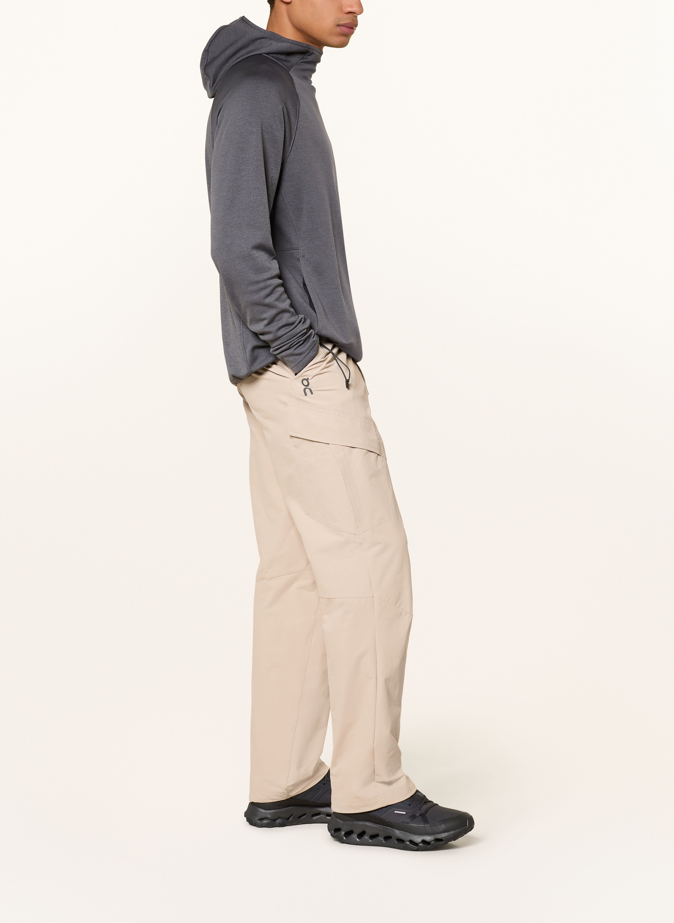 Thumbnail - On Funktionshoodie Trek grau