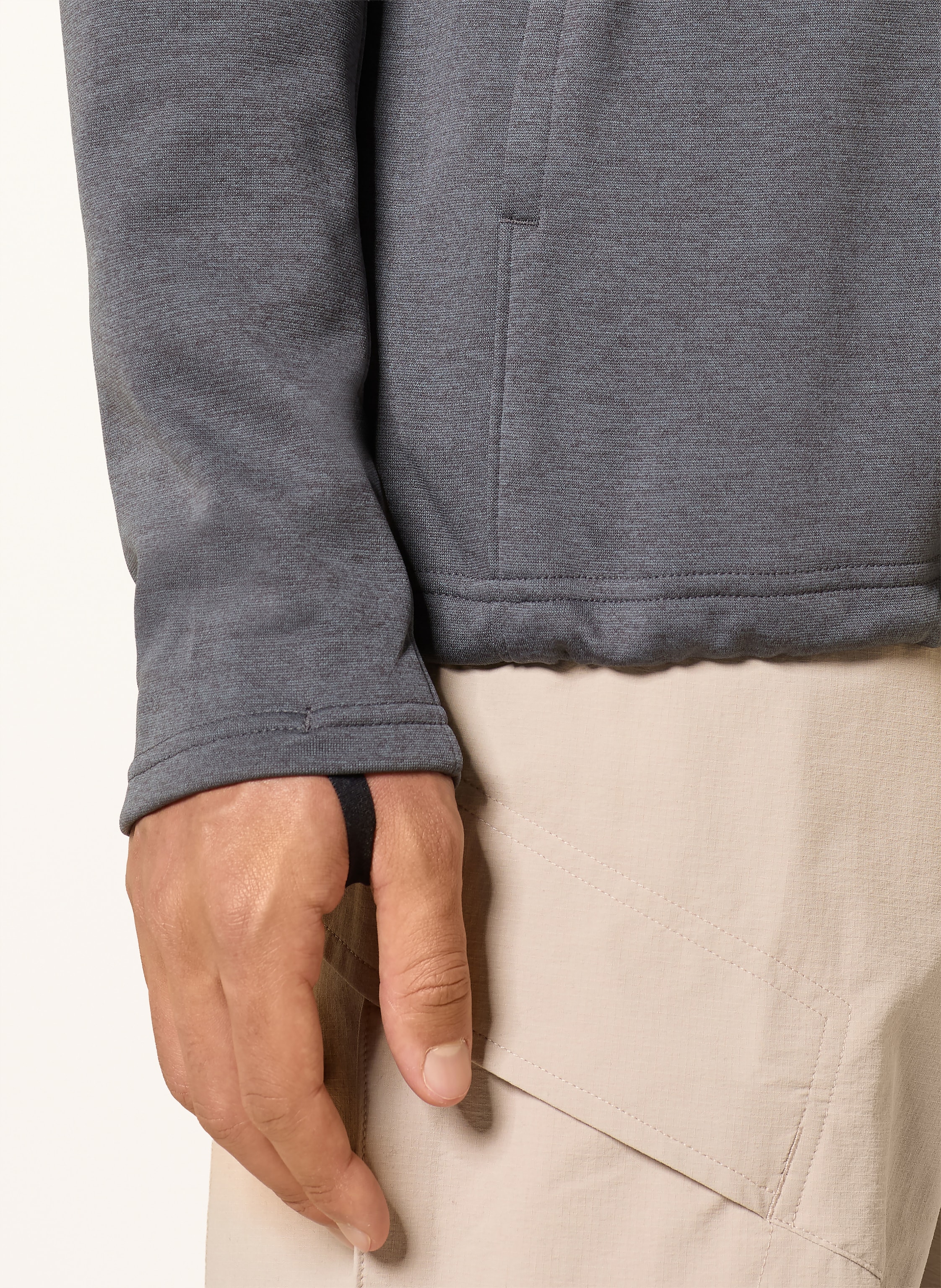 Thumbnail - On Funktionshoodie Trek grau