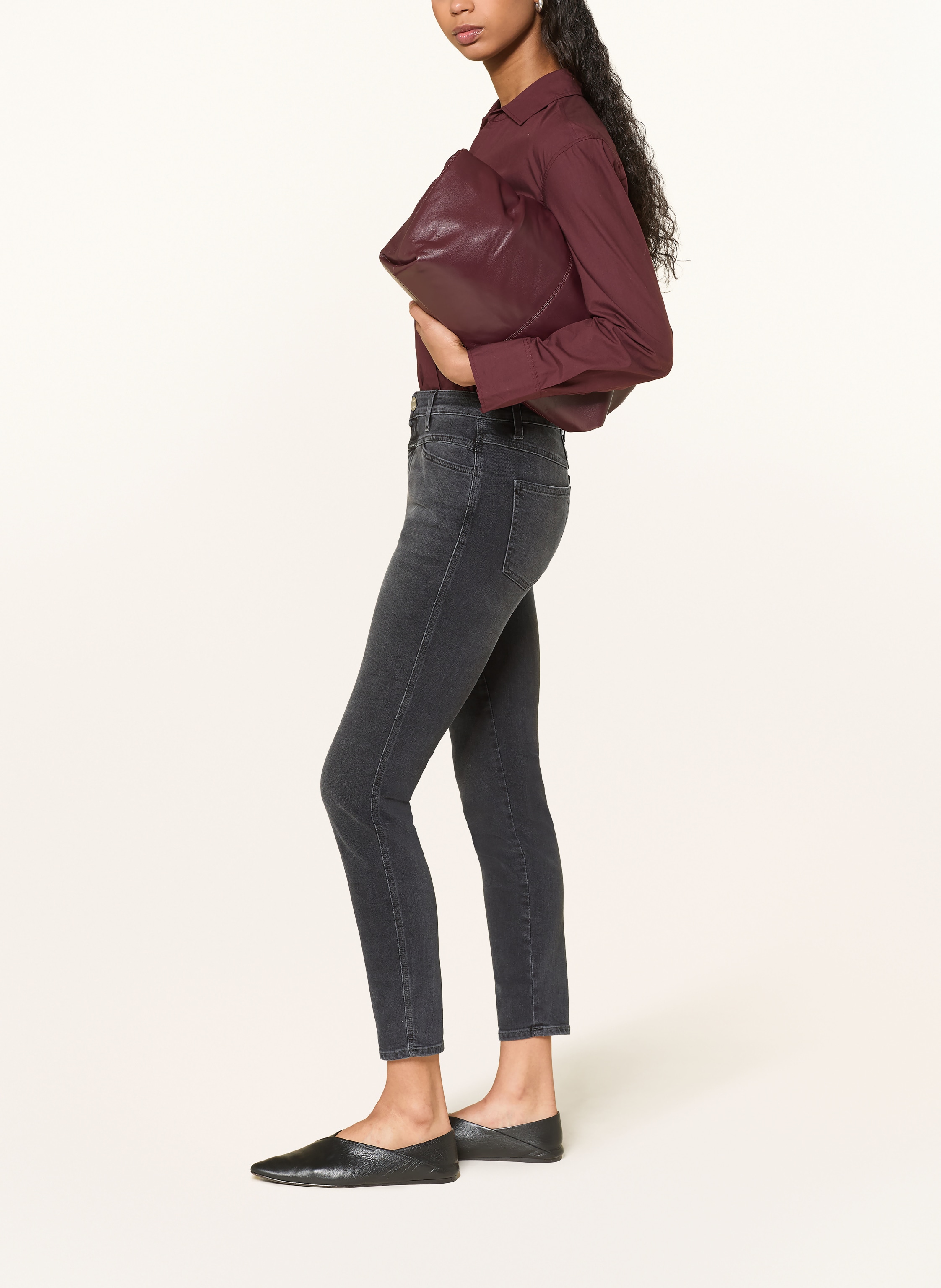 Thumbnail - Closed Skinny Jeans Skinny Pusher grau