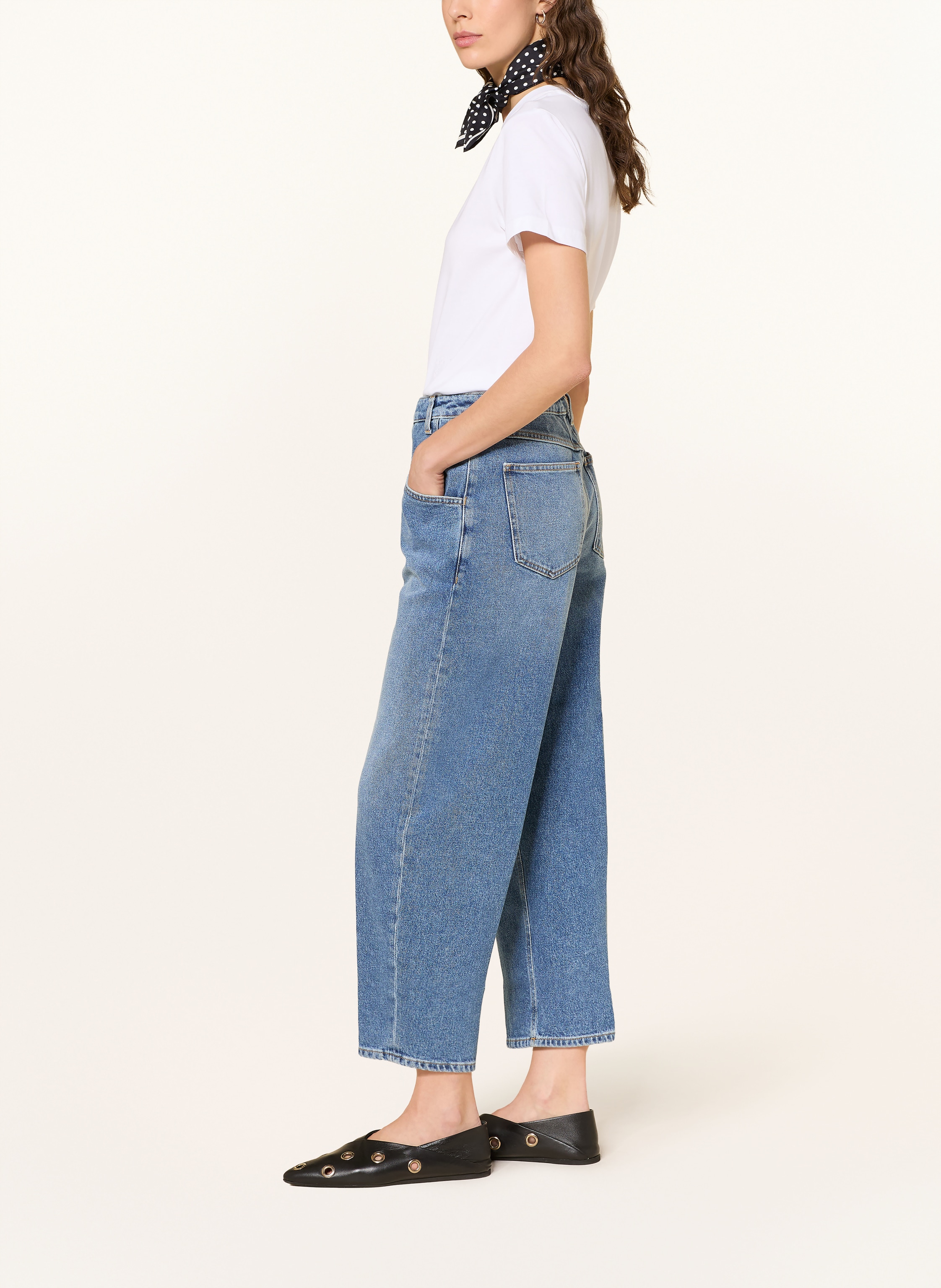 Thumbnail - Closed Cropped Jeans Stover-X blau