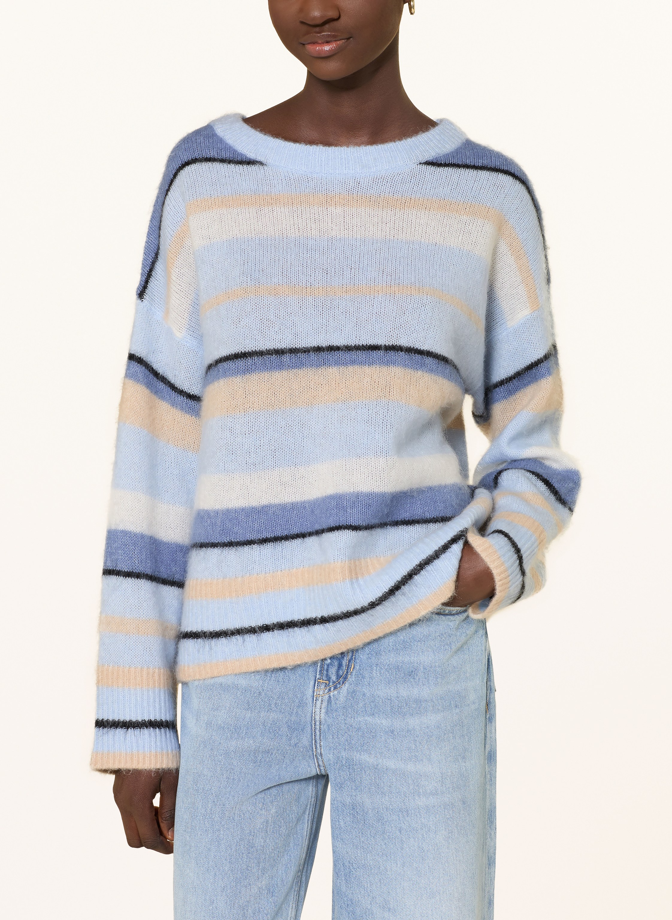 Thumbnail - Boss Pullover Fosset blau