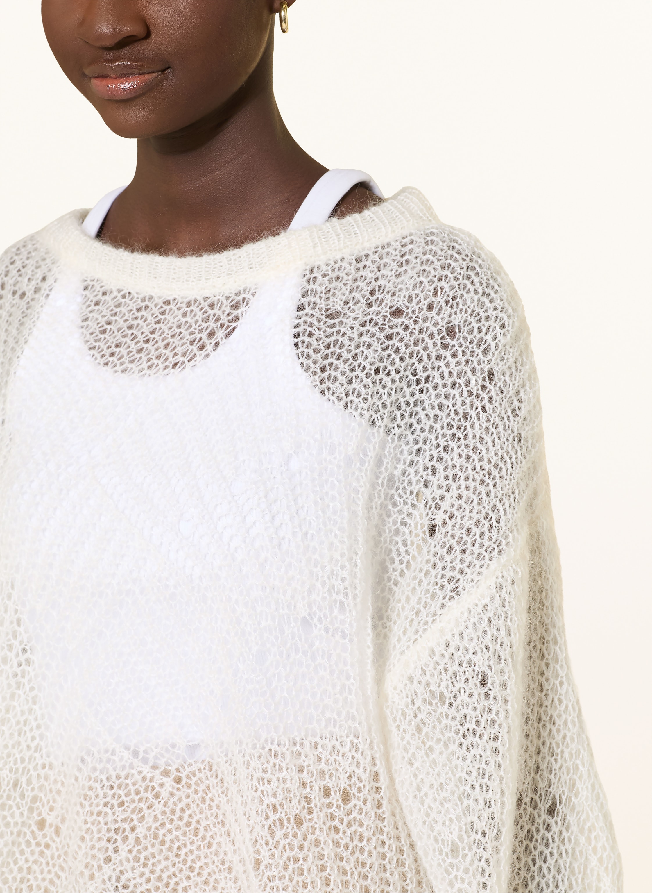 Thumbnail - Boss Pullover Ferignon weiss