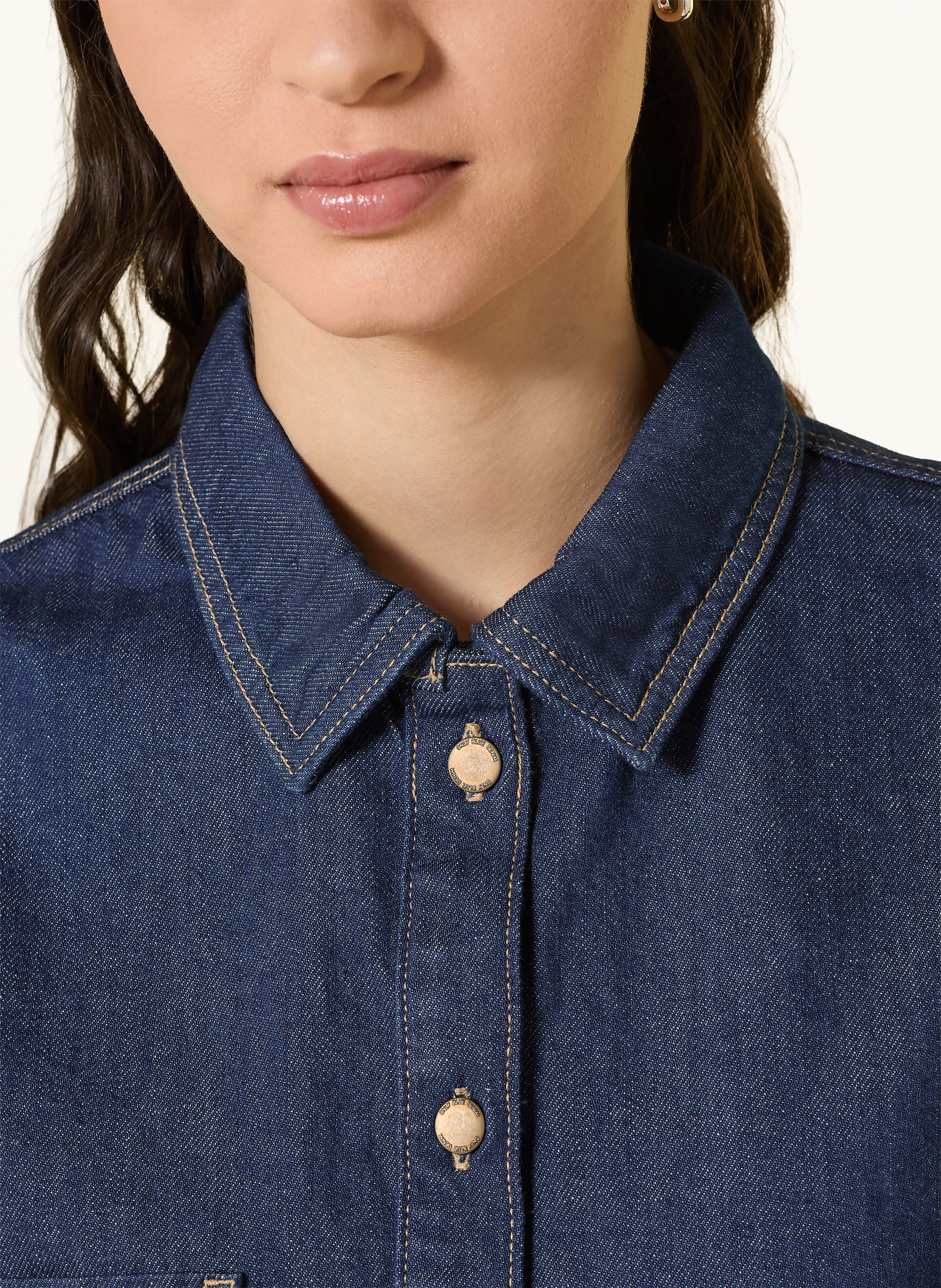 Thumbnail - Only Jeans-Overshirt blau