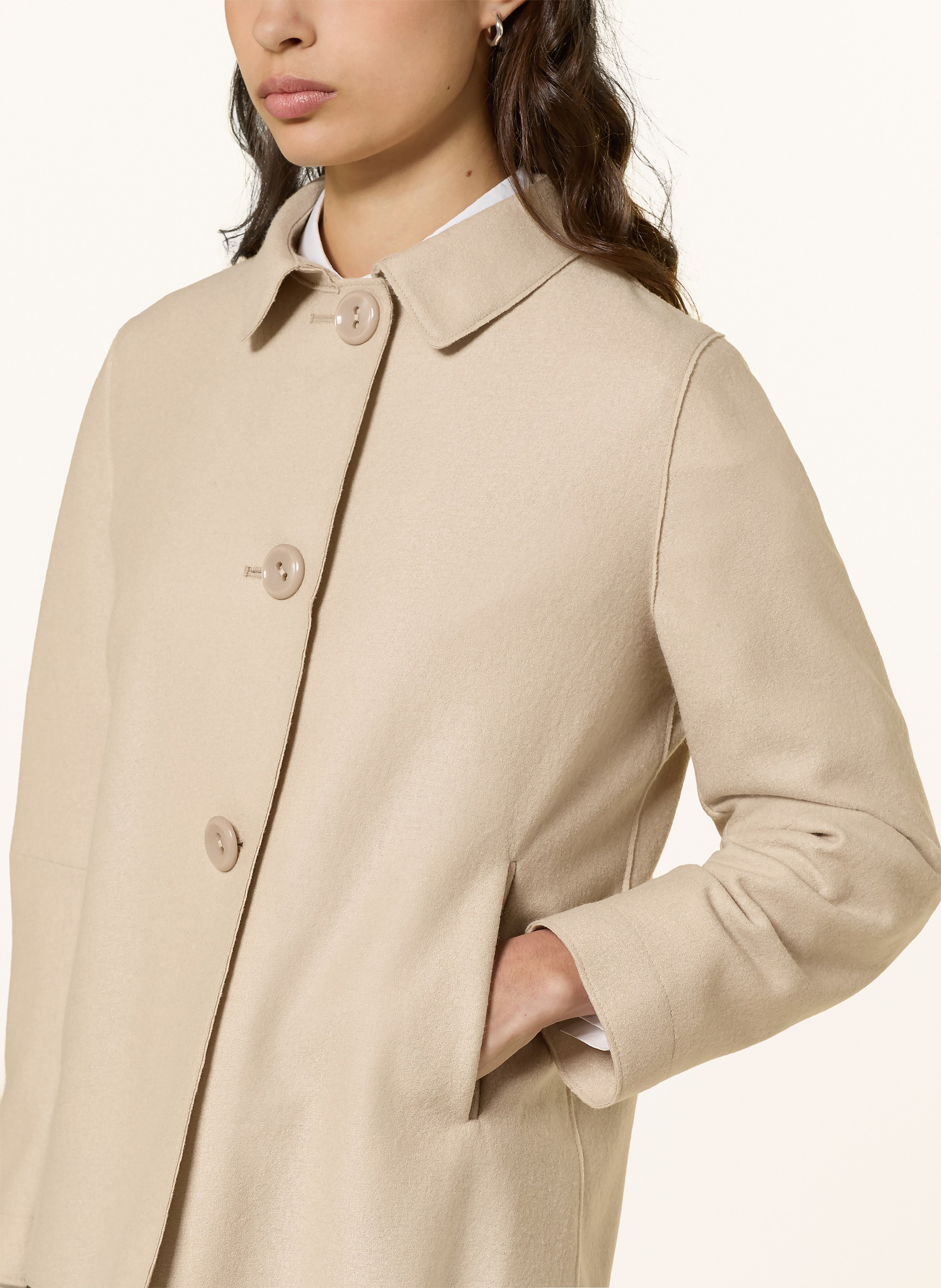 Thumbnail - Icons Cinzia Rocca Jacke beige