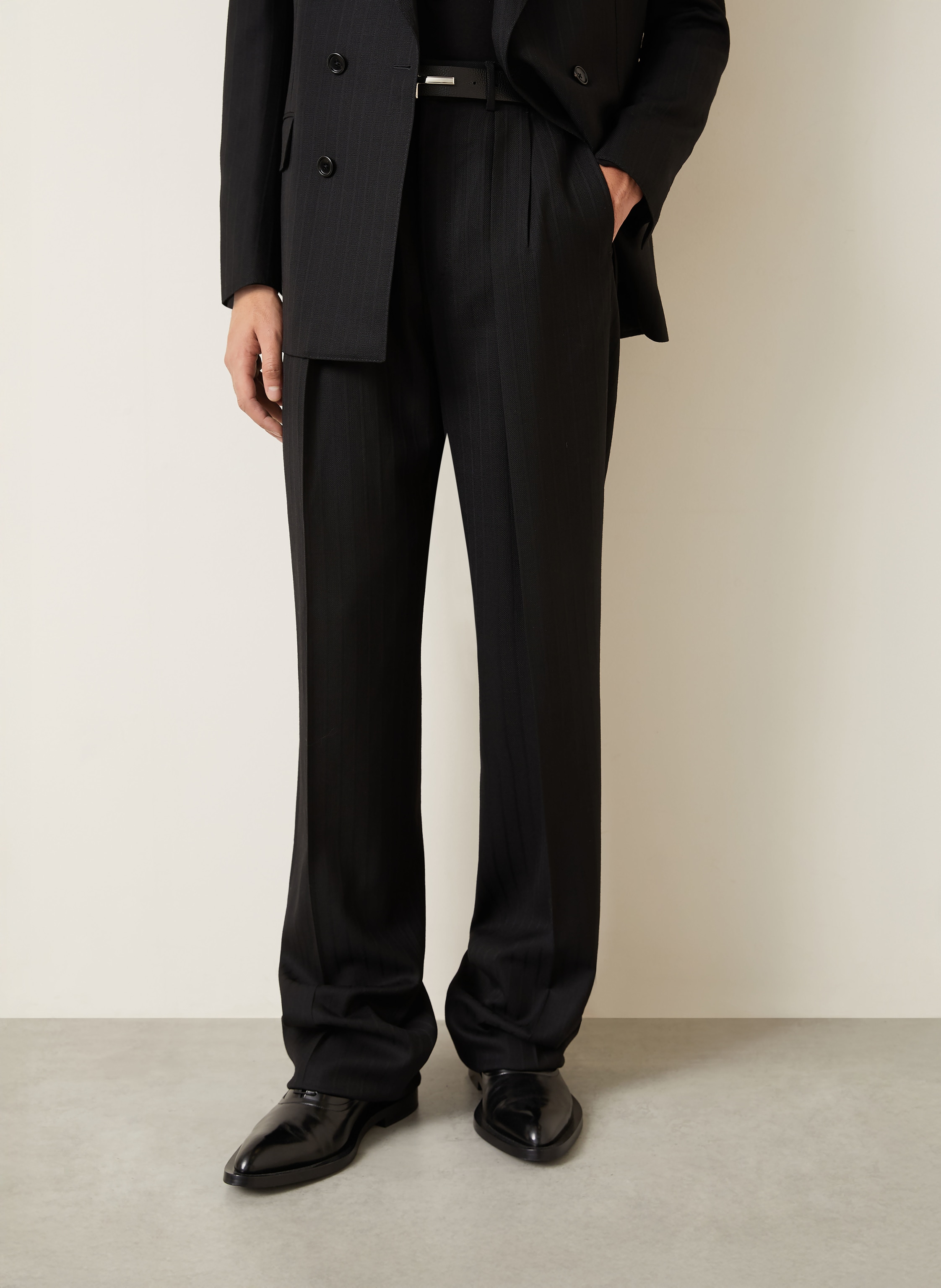 Thumbnail - Tom Ford Anzughose Regular Fit schwarz