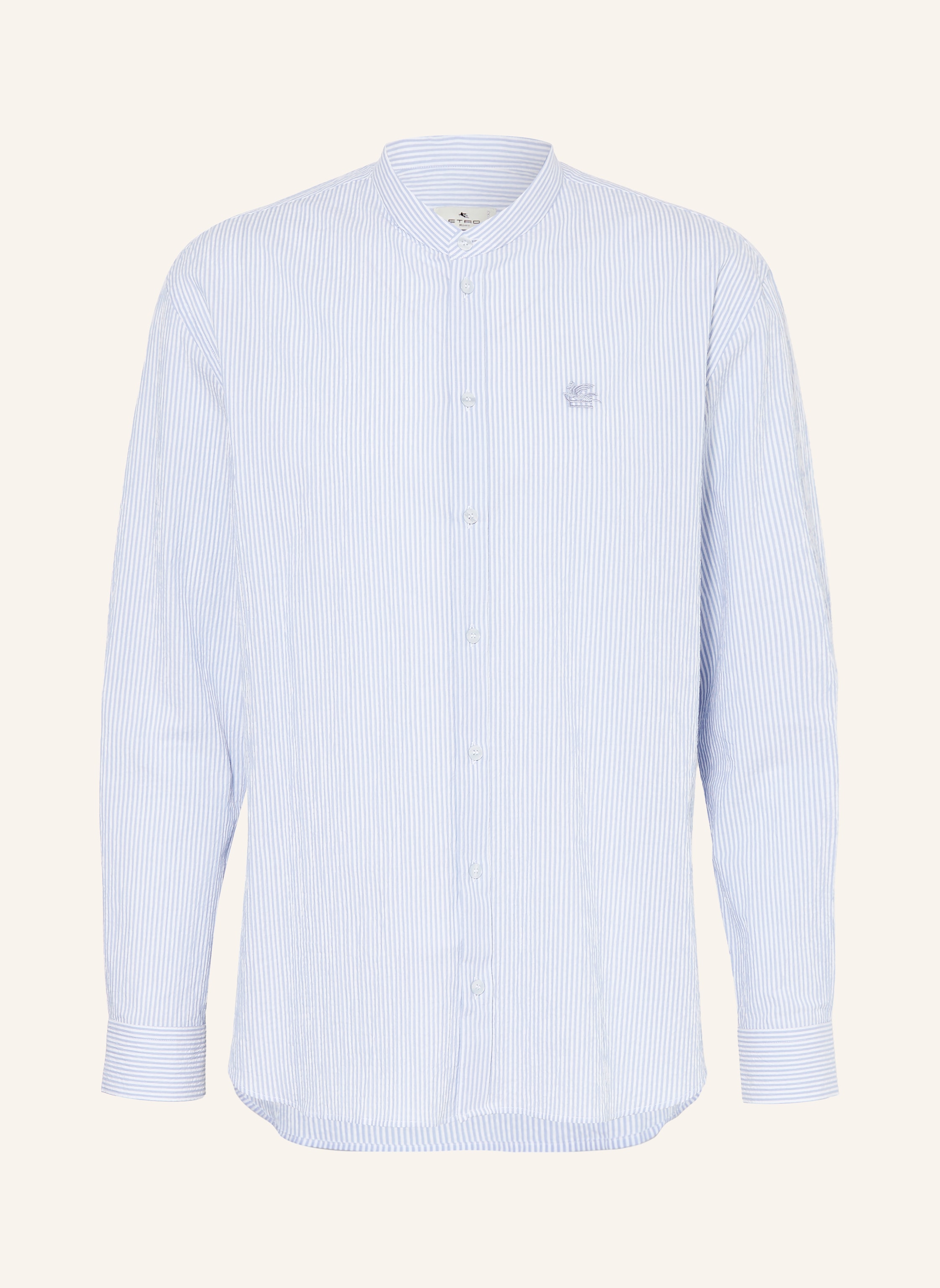 Etro Etro Hemd Comfort Fit Mit Stehkragen blau in HELLBLAU / WEISS