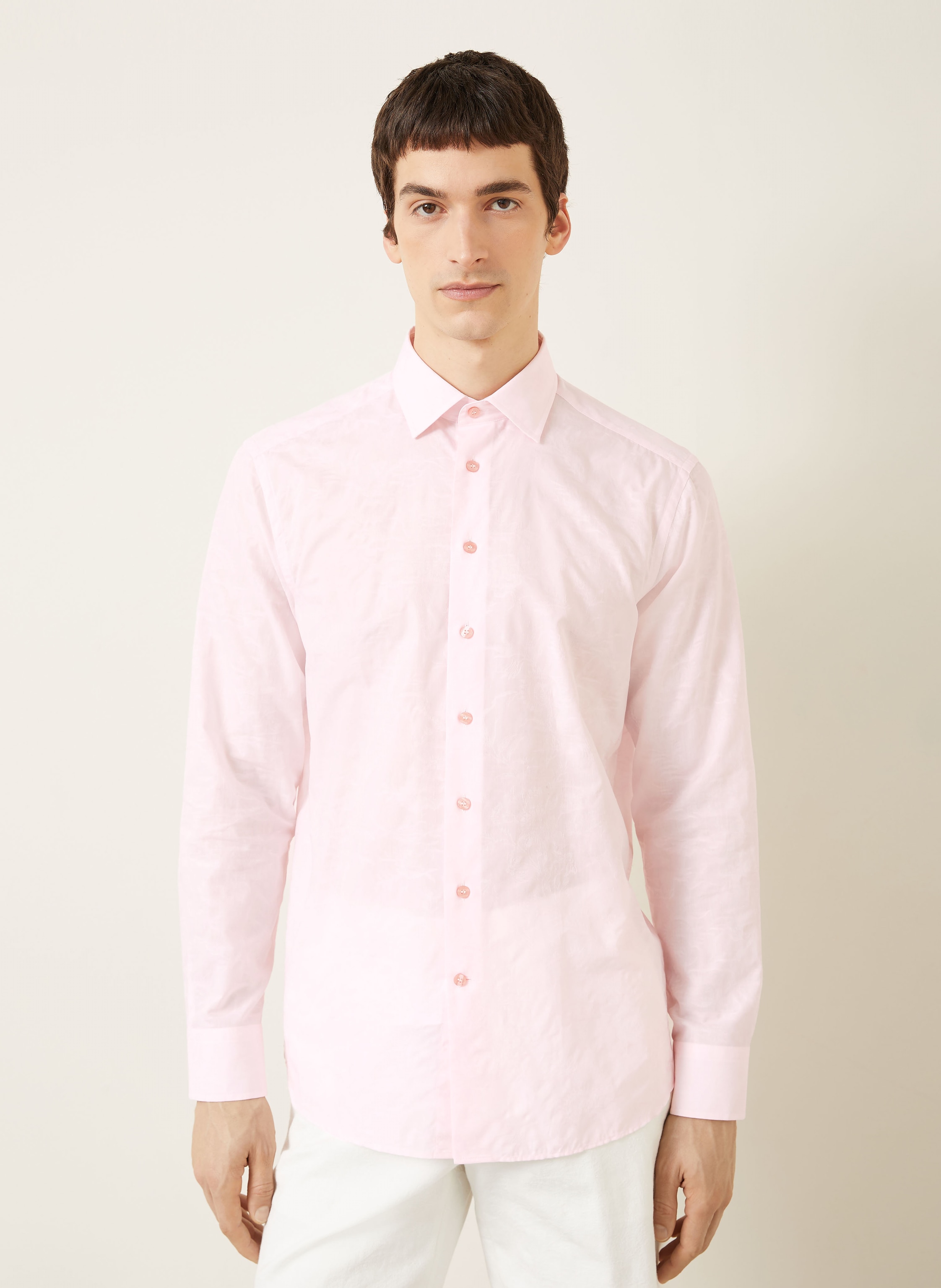Thumbnail - Etro Hemd Regular Fit rosa