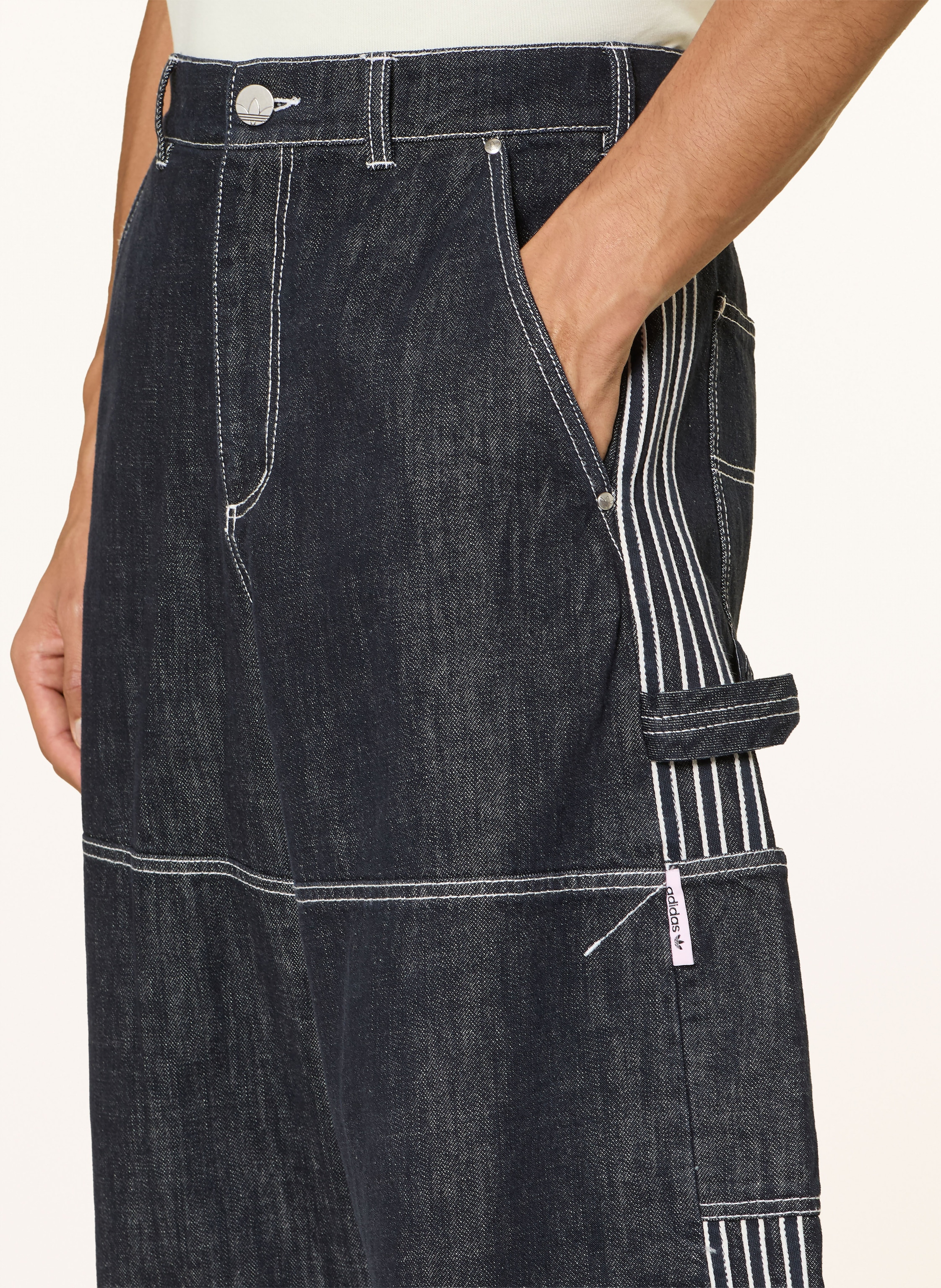 Thumbnail - Adidas Originals Jeans Workpant Loose Fit blau